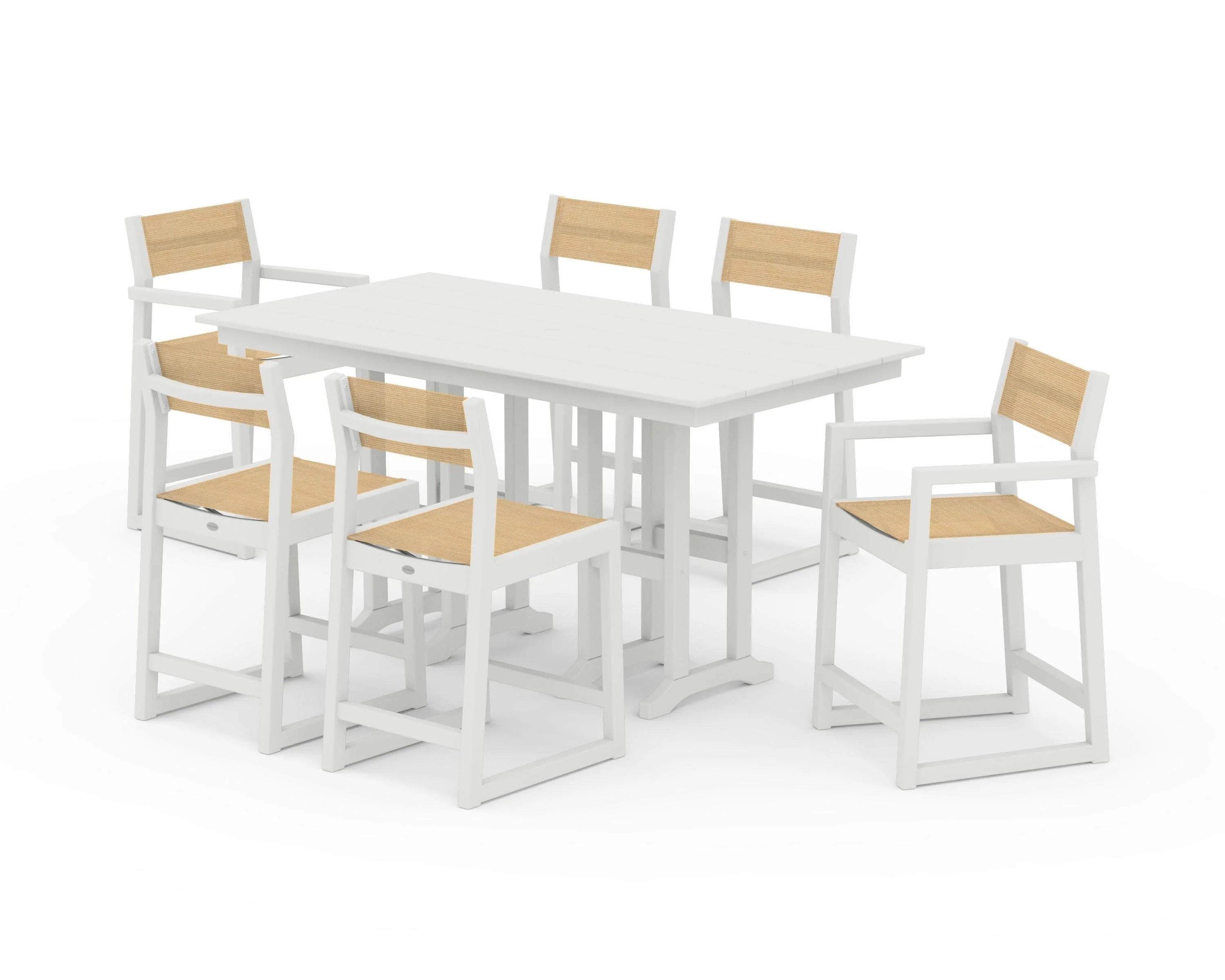 EDGE Sling 7-Piece Farmhouse Counter Set - Image 33