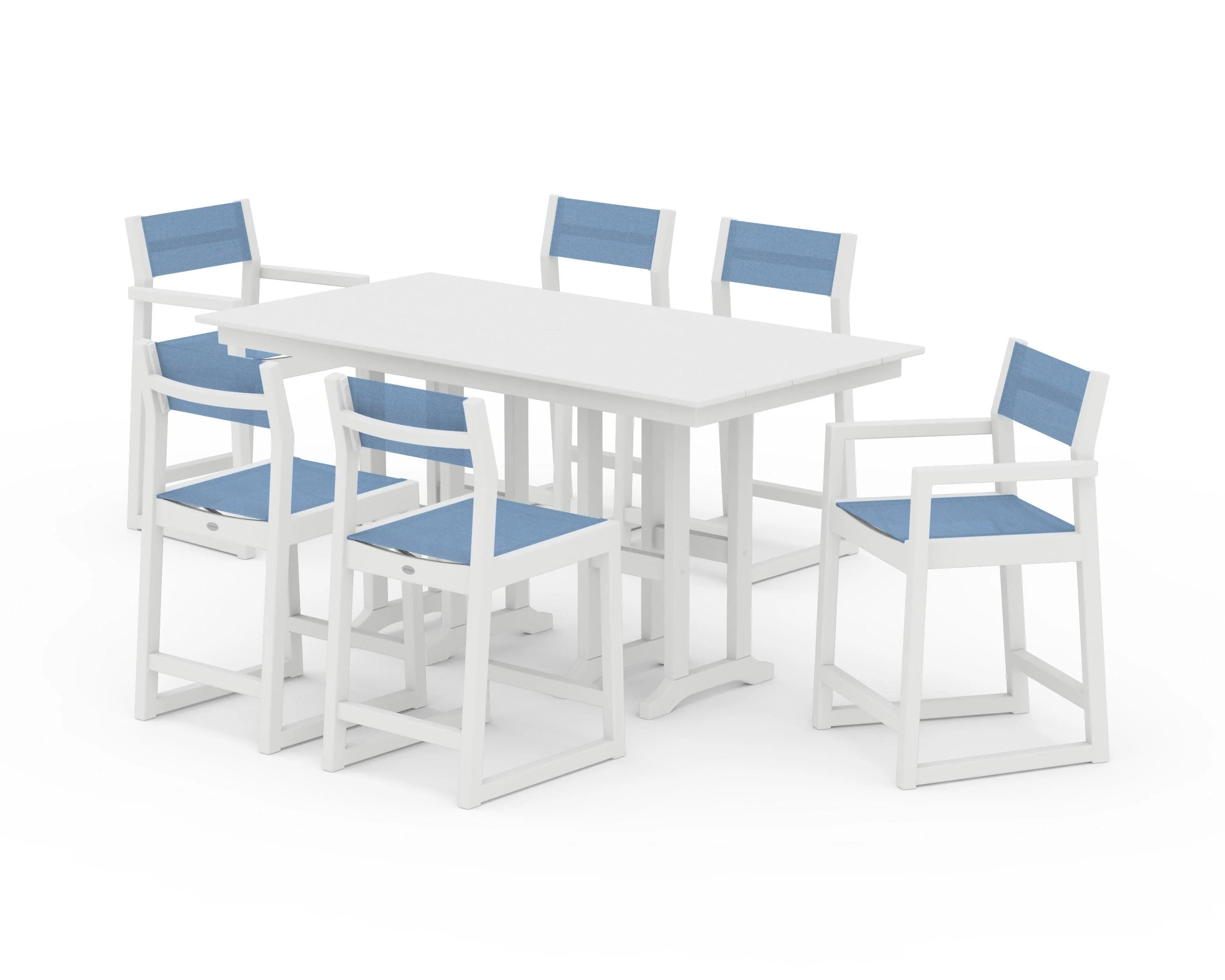 EDGE Sling 7-Piece Farmhouse Counter Set - Image 38