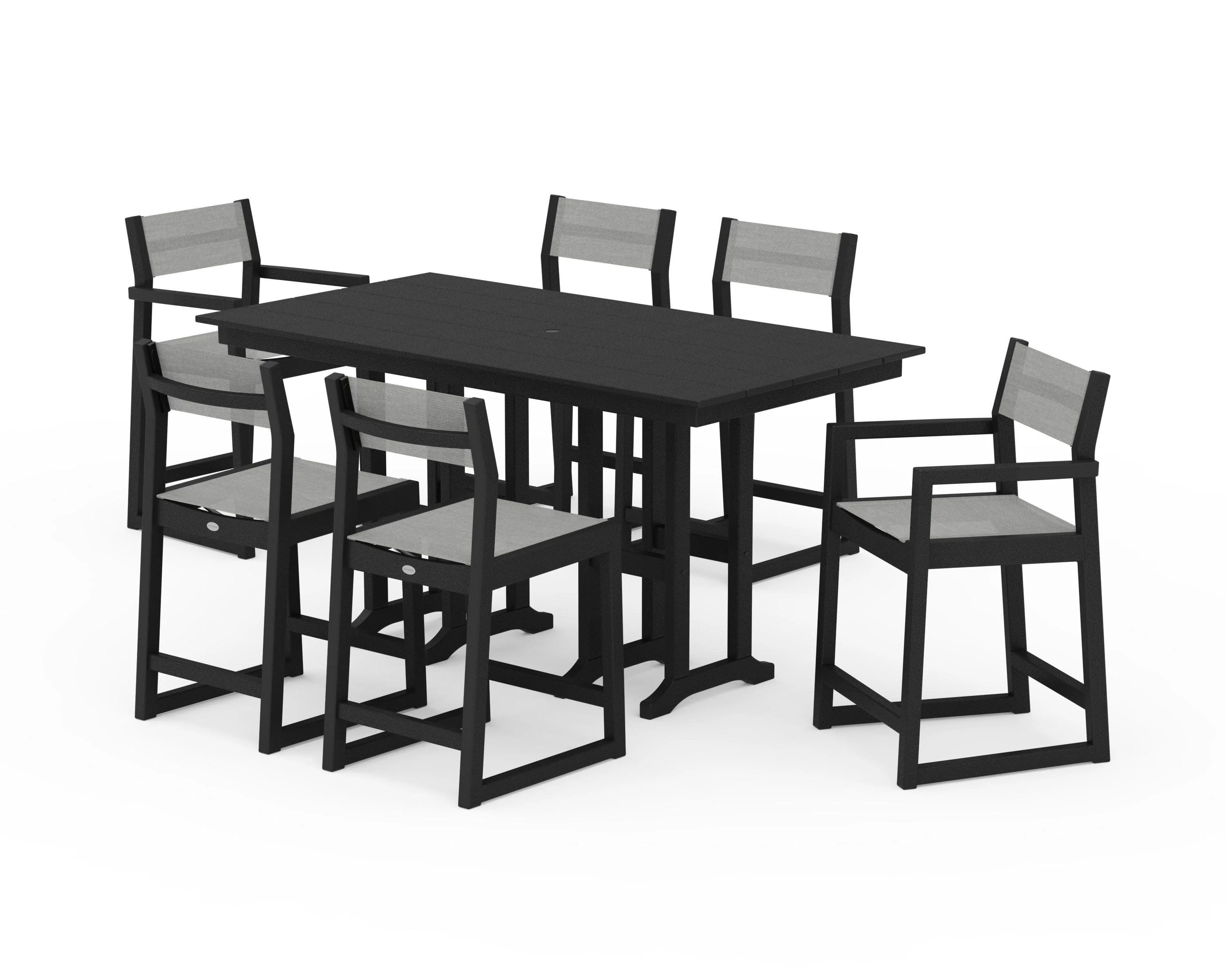 EDGE Sling 7-Piece Farmhouse Counter Set - Image 4