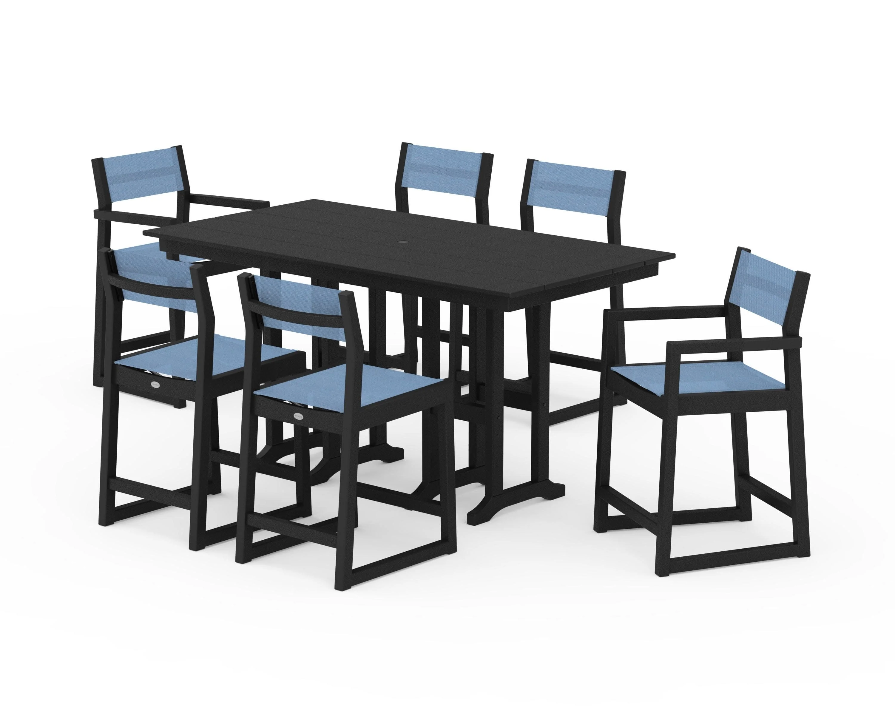 EDGE Sling 7-Piece Farmhouse Counter Set - Image 5