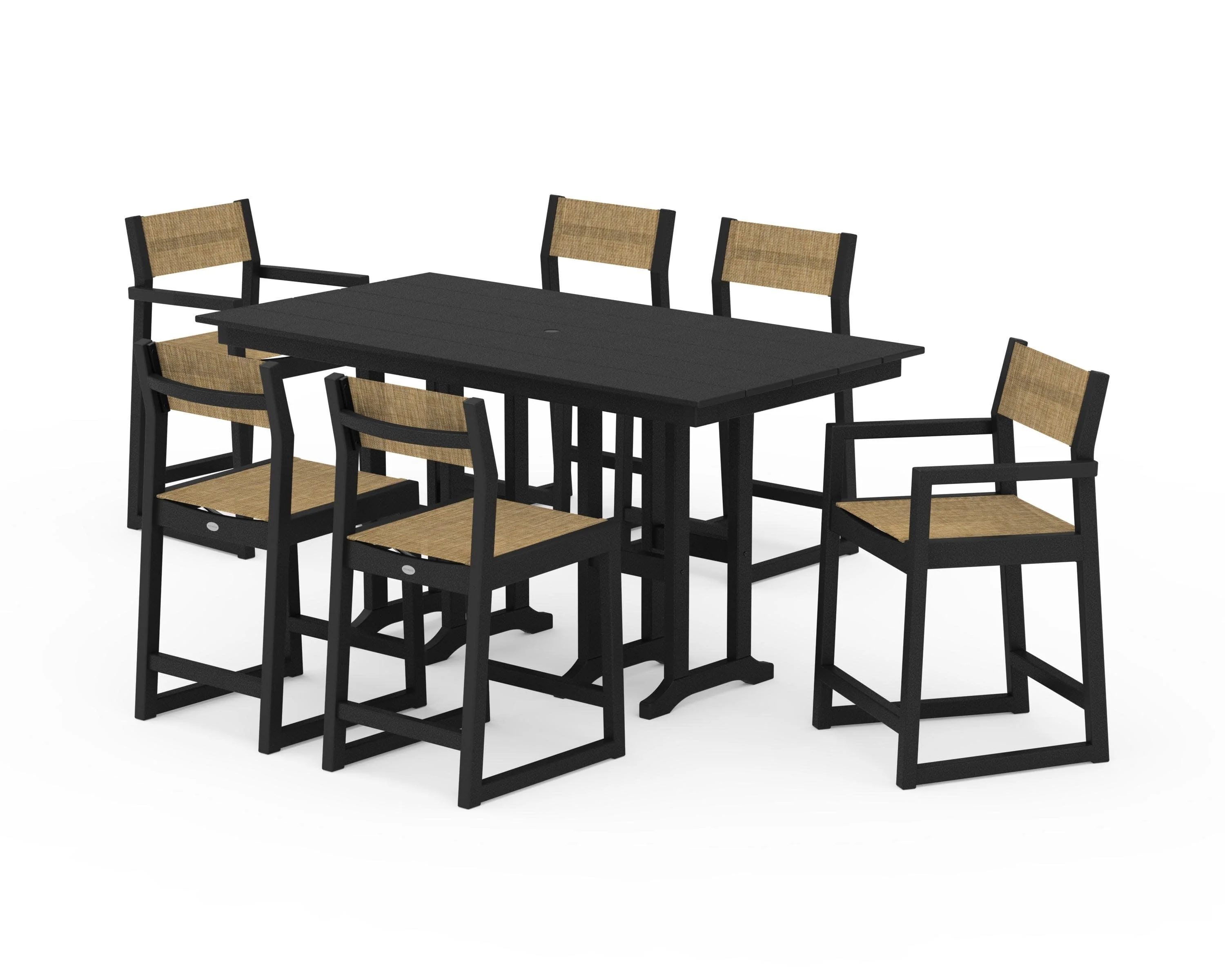 EDGE Sling 7-Piece Farmhouse Counter Set - Image 6