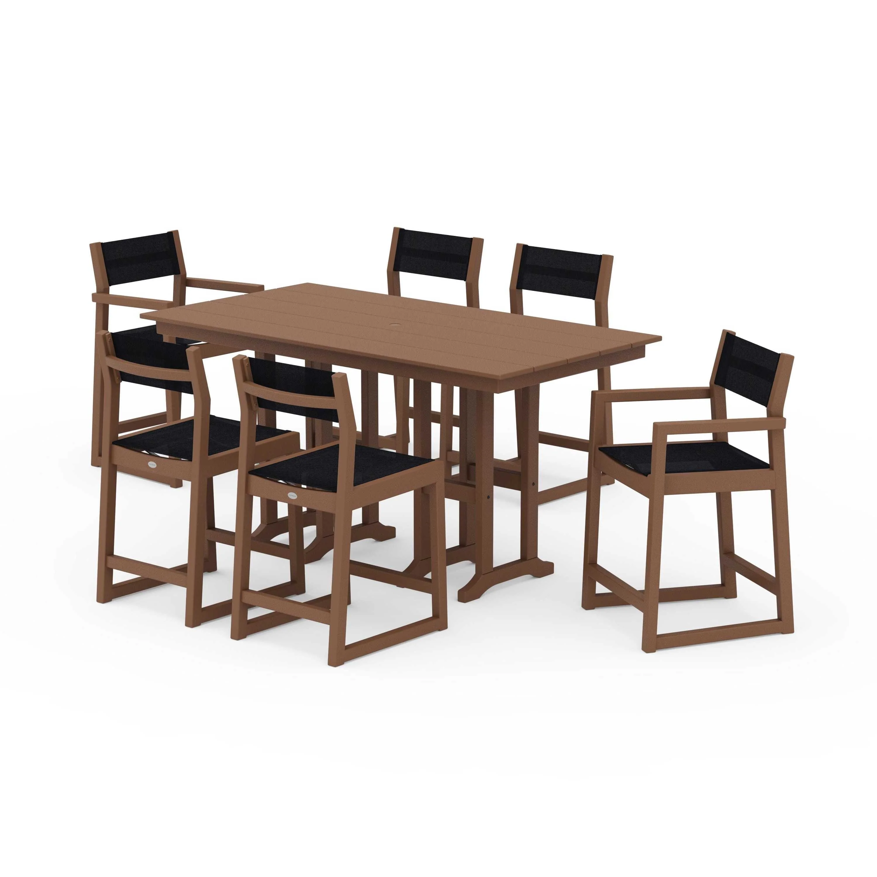 EDGE Sling 7-Piece Farmhouse Counter Set - Image 68