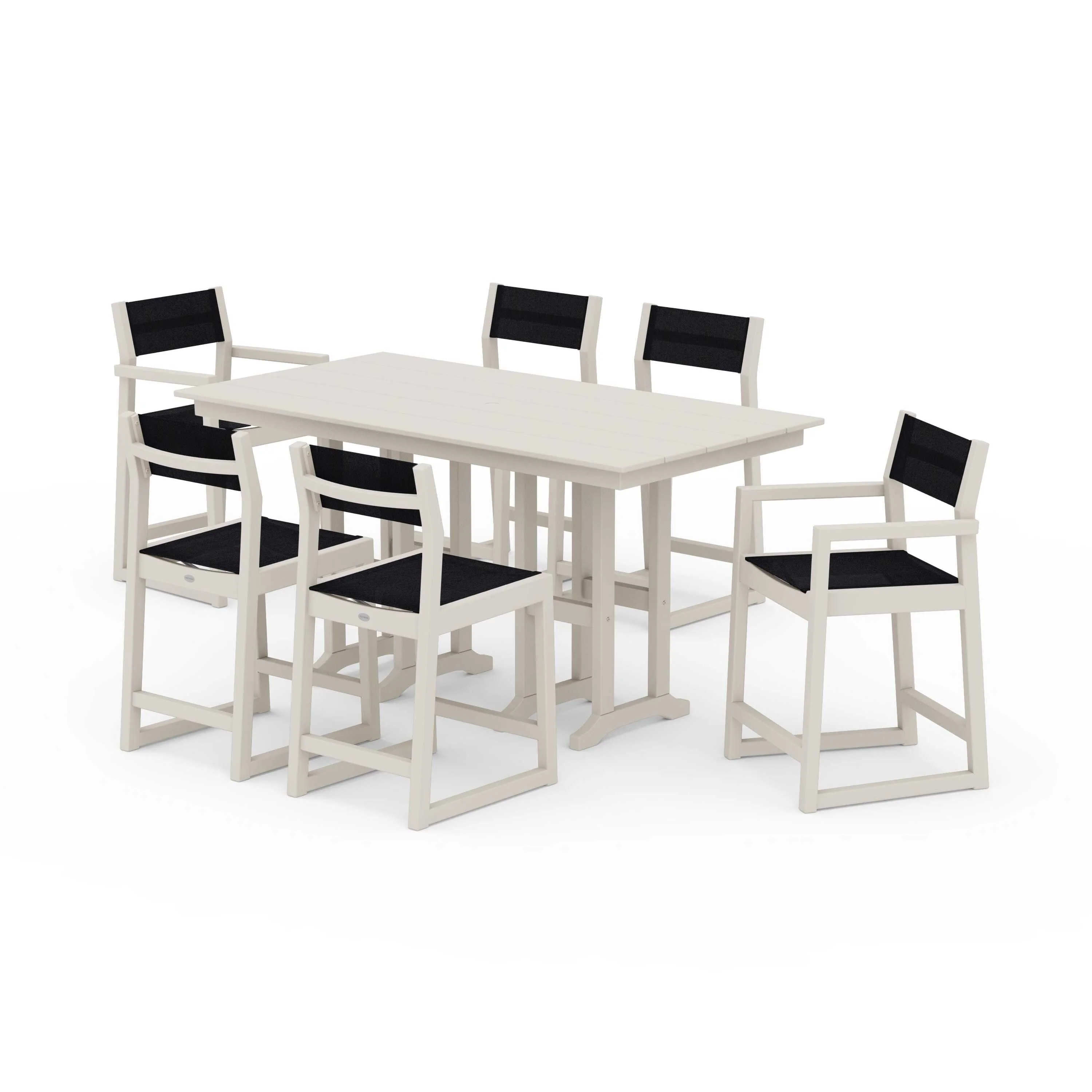 EDGE Sling 7-Piece Farmhouse Counter Set - Image 72