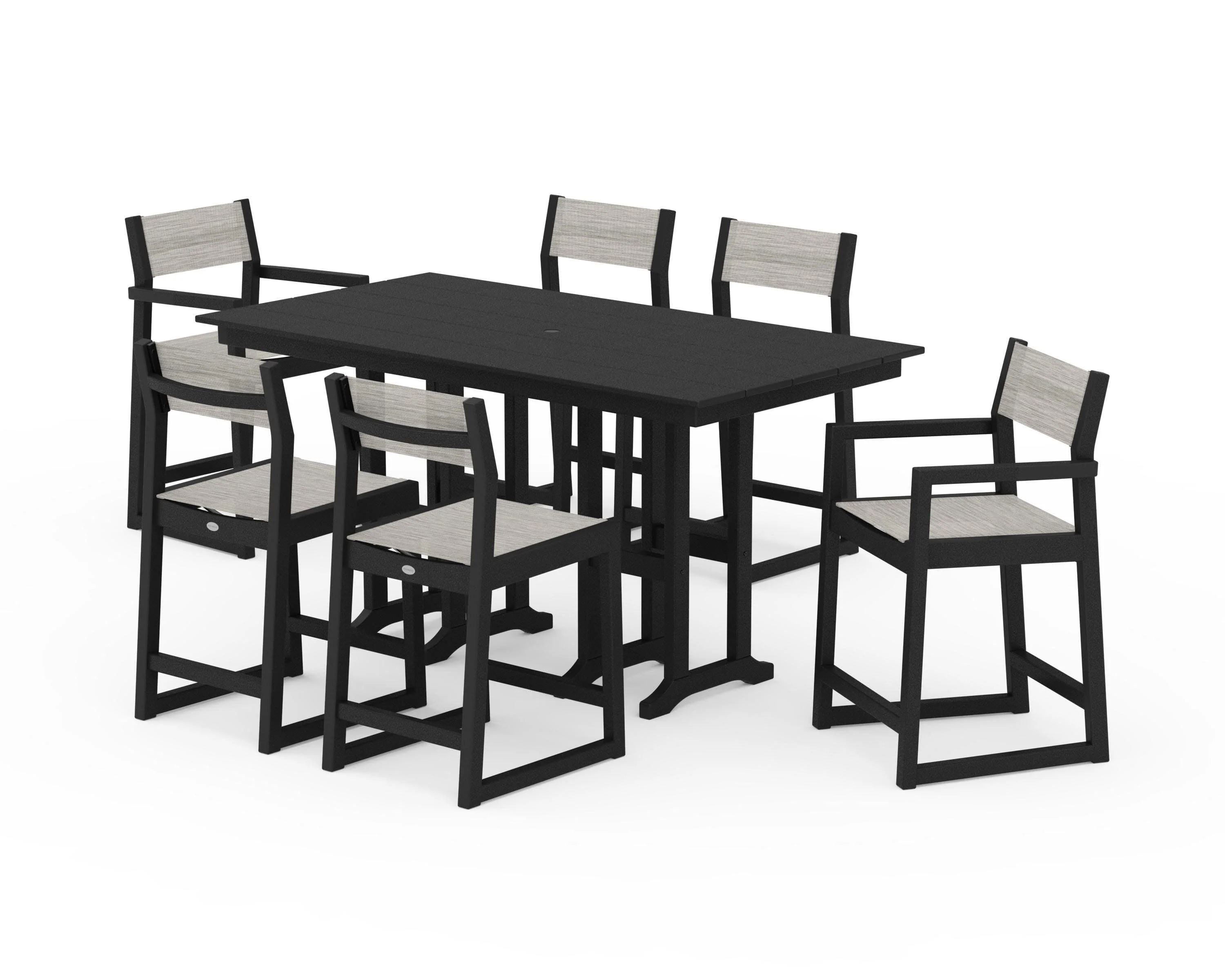 EDGE Sling 7-Piece Farmhouse Counter Set - Image 8