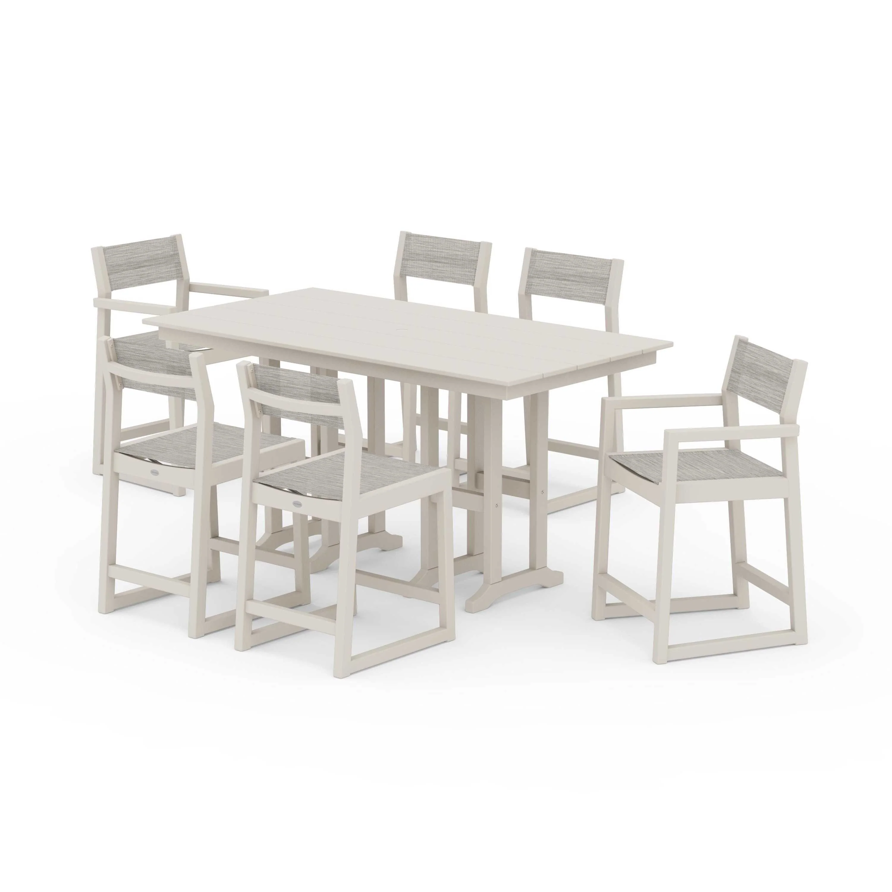 EDGE Sling 7-Piece Farmhouse Counter Set - Image 85