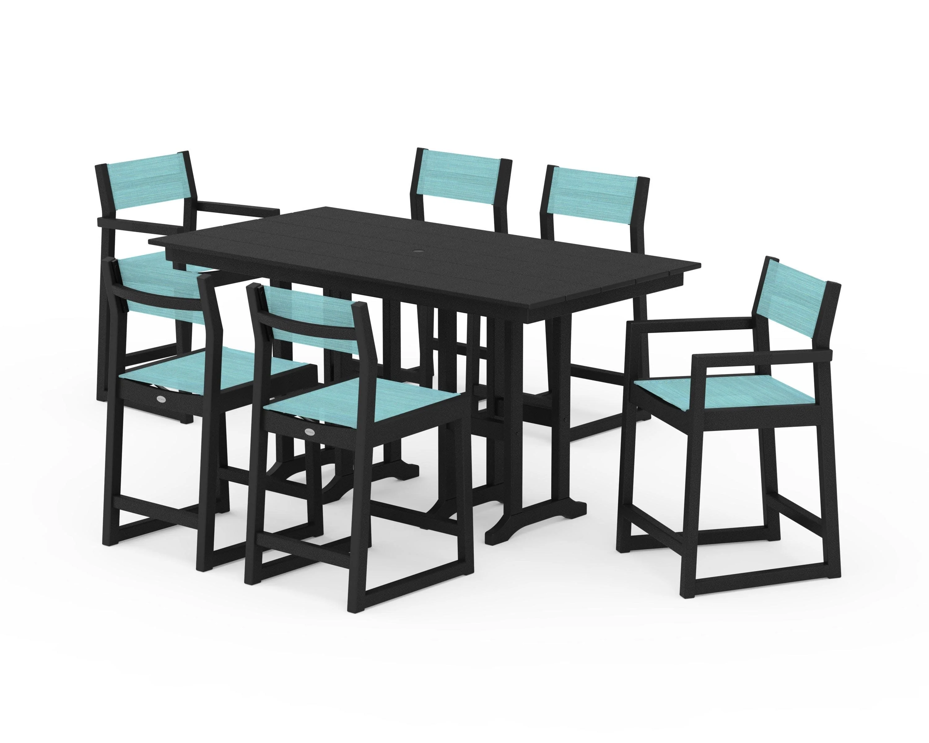 EDGE Sling 7-Piece Farmhouse Counter Set - Image 9