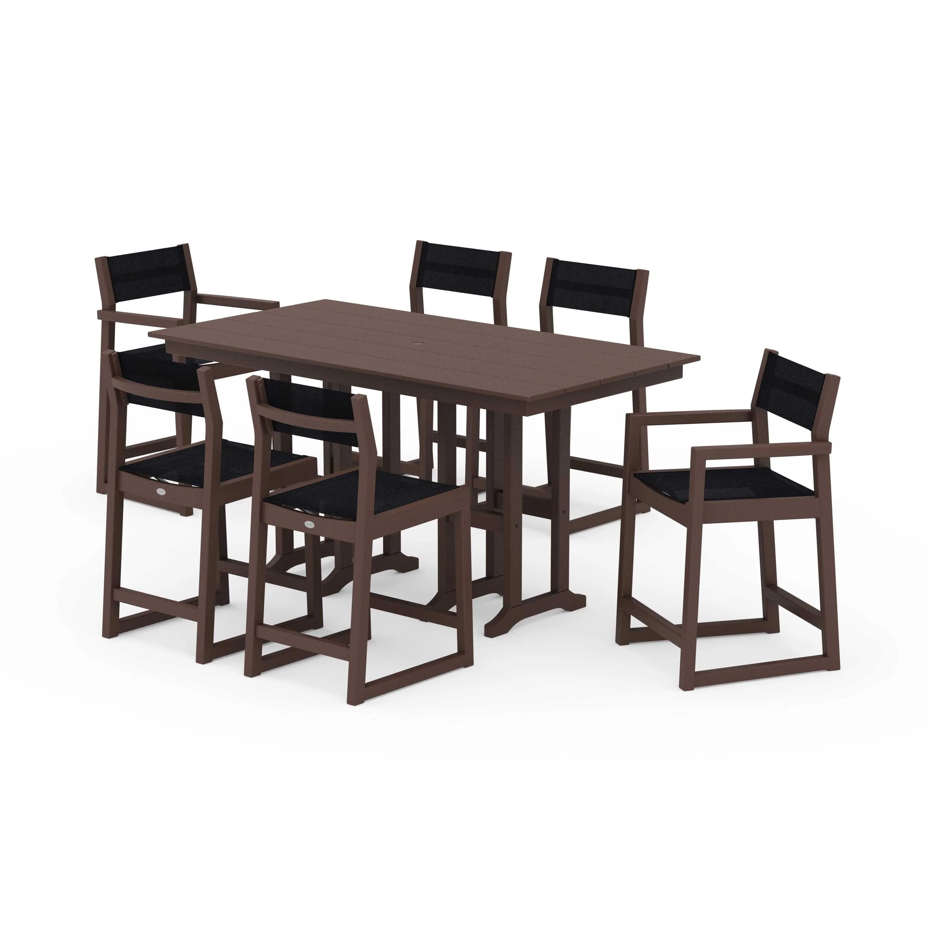 EDGE Sling 7-Piece Farmhouse Counter Set - Image 90