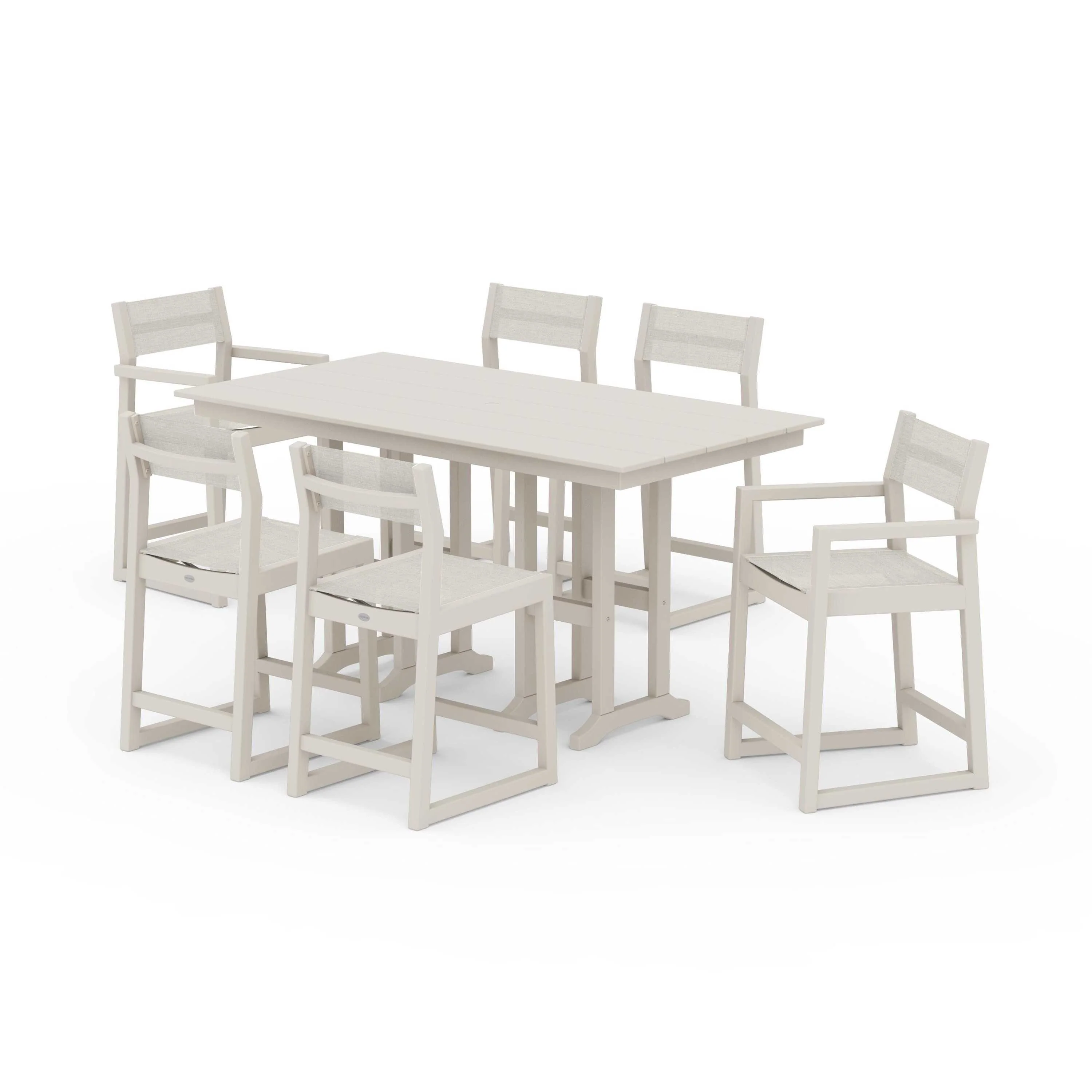 EDGE Sling 7-Piece Farmhouse Counter Set - Image 92