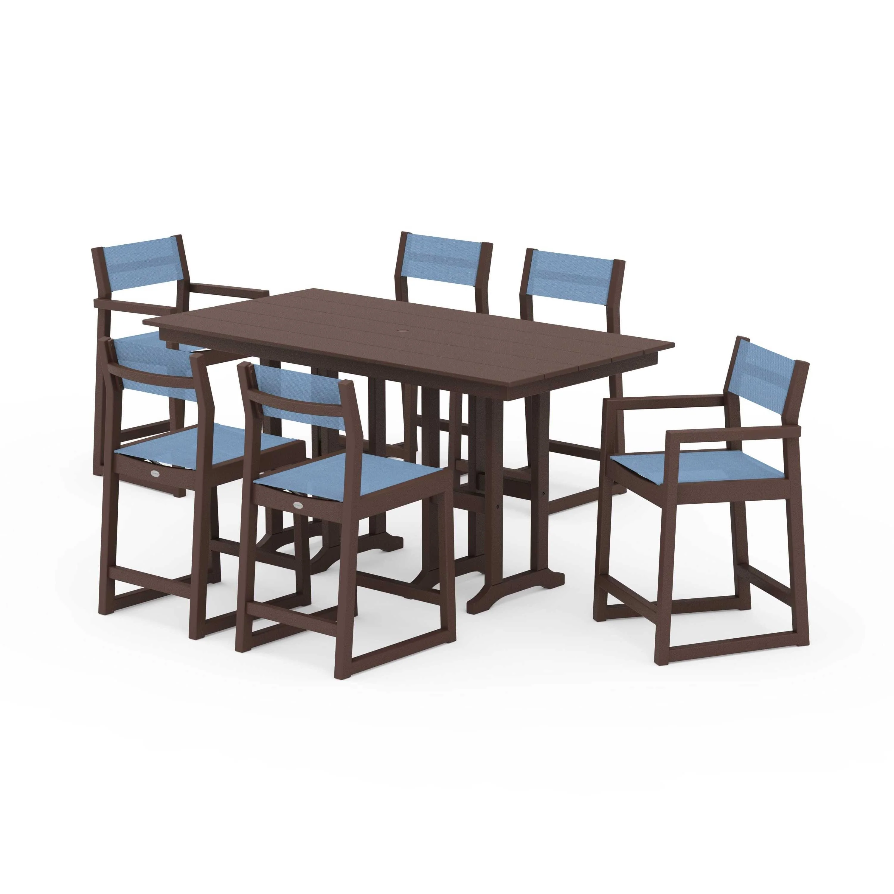 EDGE Sling 7-Piece Farmhouse Counter Set - Image 98