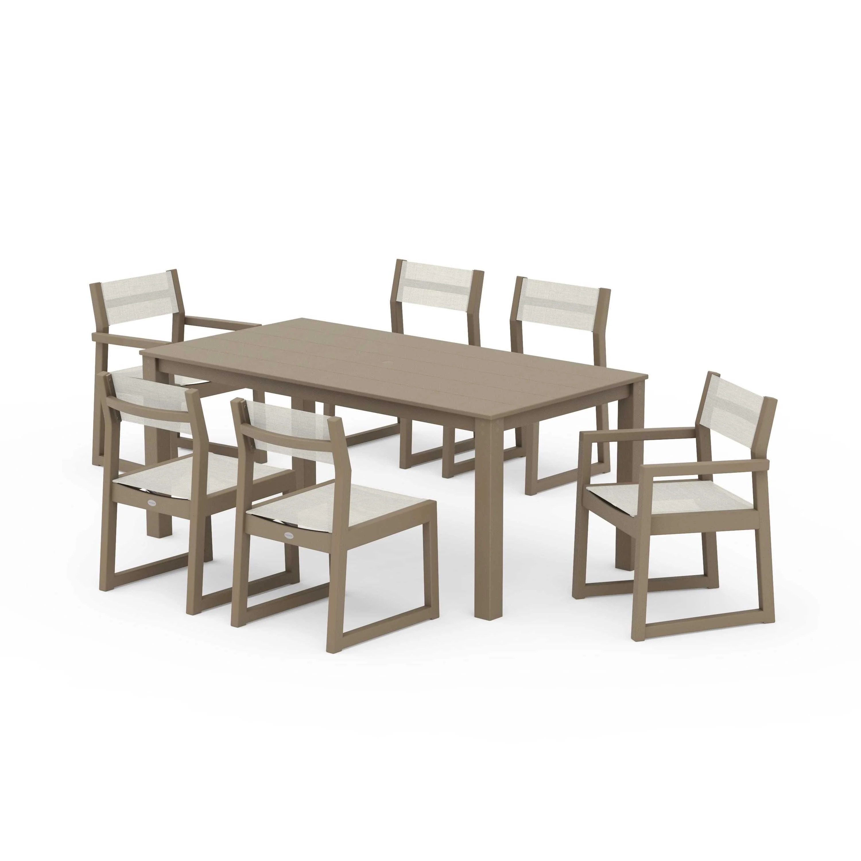 EDGE Sling 7-Piece Parsons Dining Set - Image 123