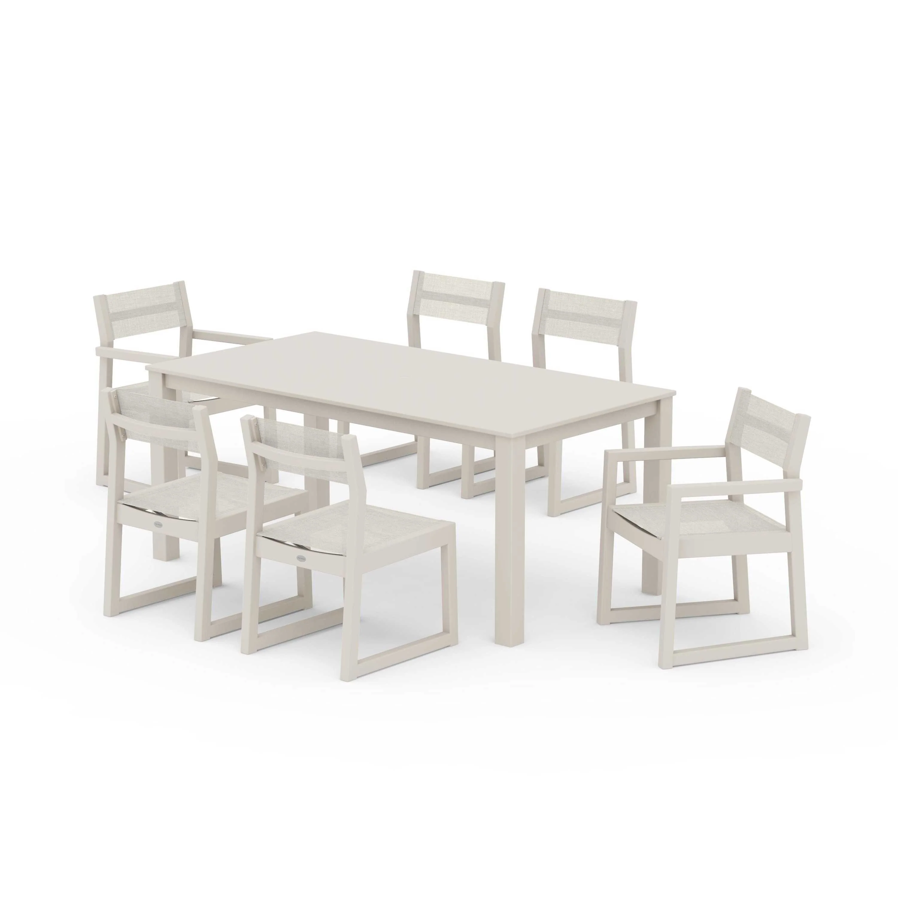 EDGE Sling 7-Piece Parsons Dining Set - Image 37