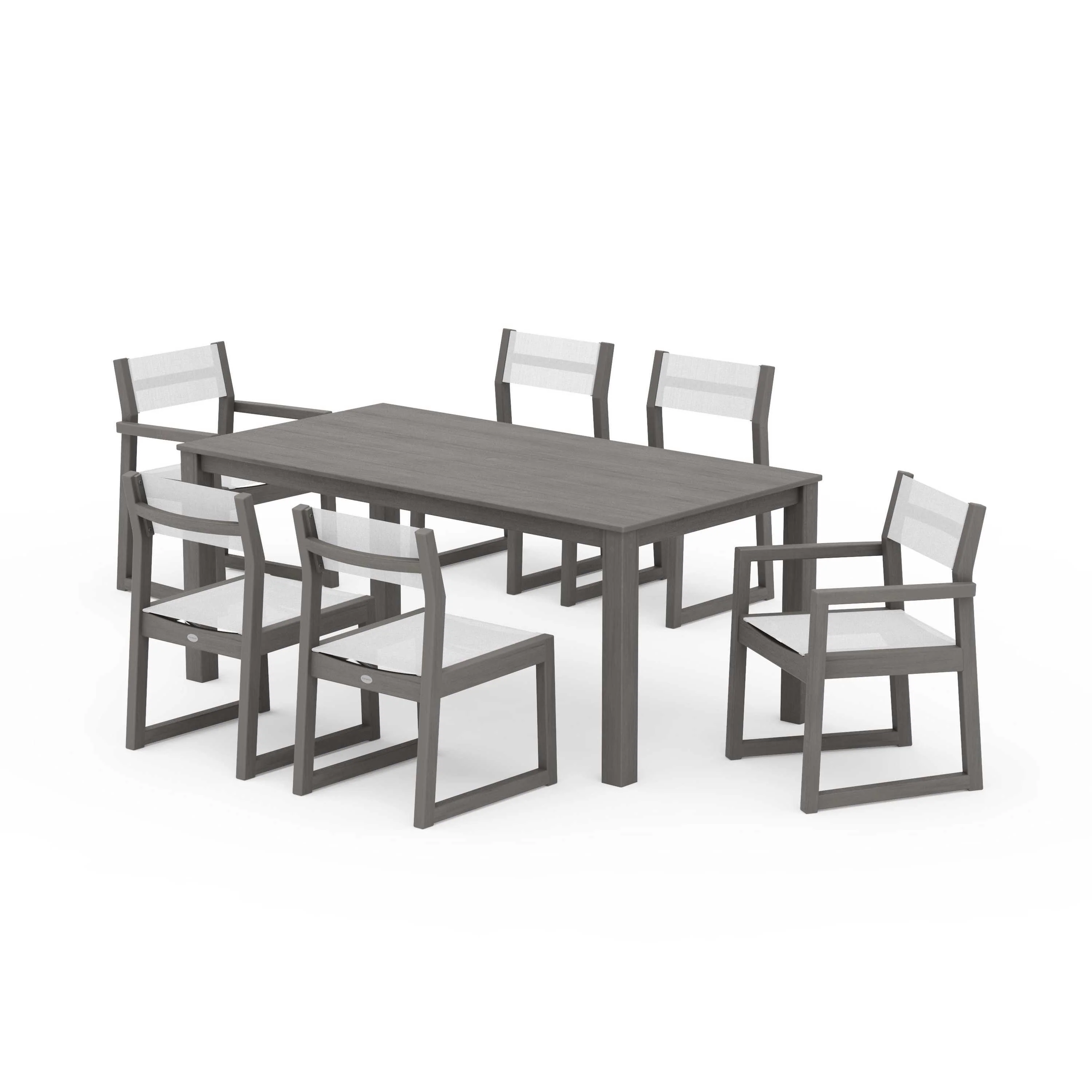 EDGE Sling 7-Piece Parsons Dining Set - Image 50