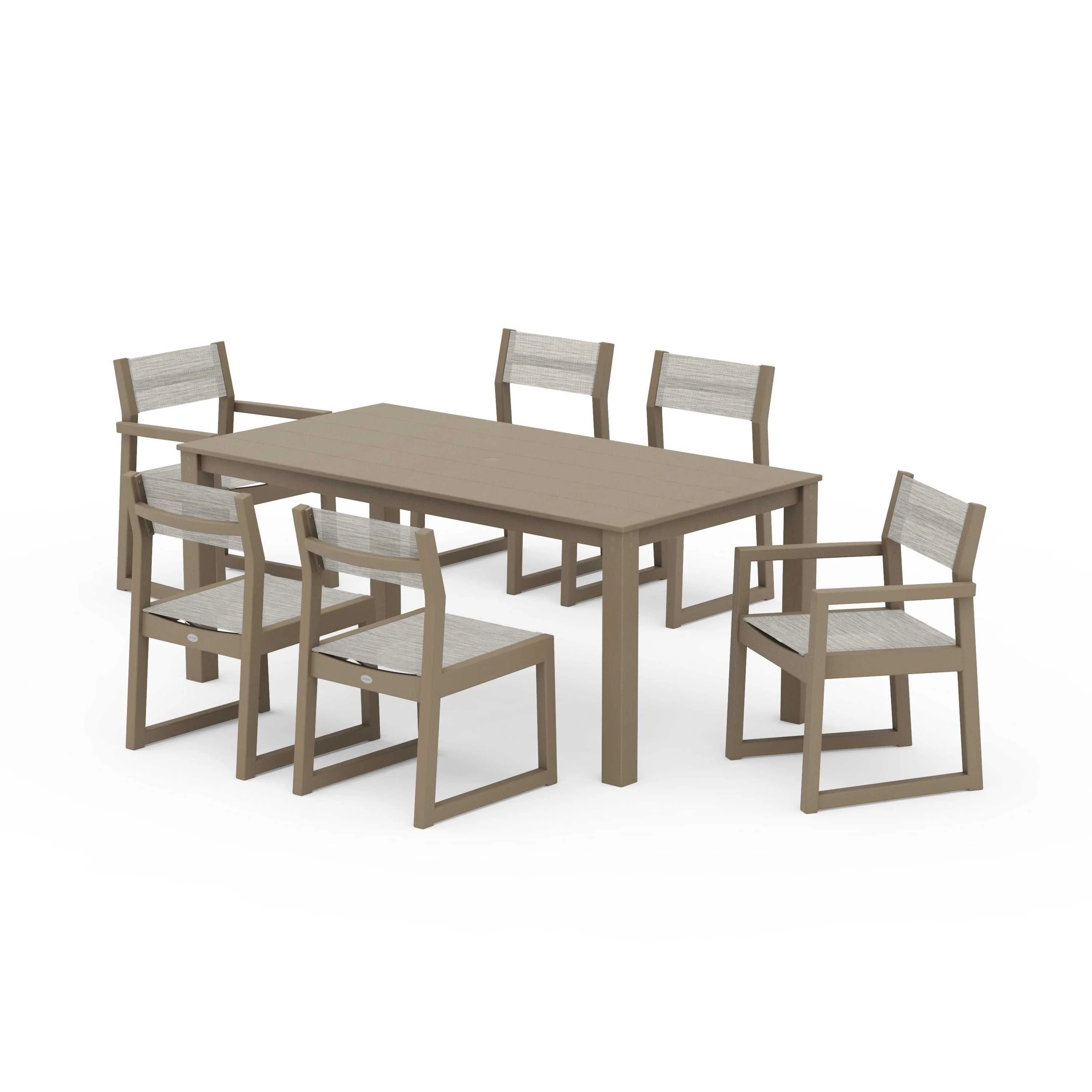 EDGE Sling 7-Piece Parsons Dining Set - Image 55