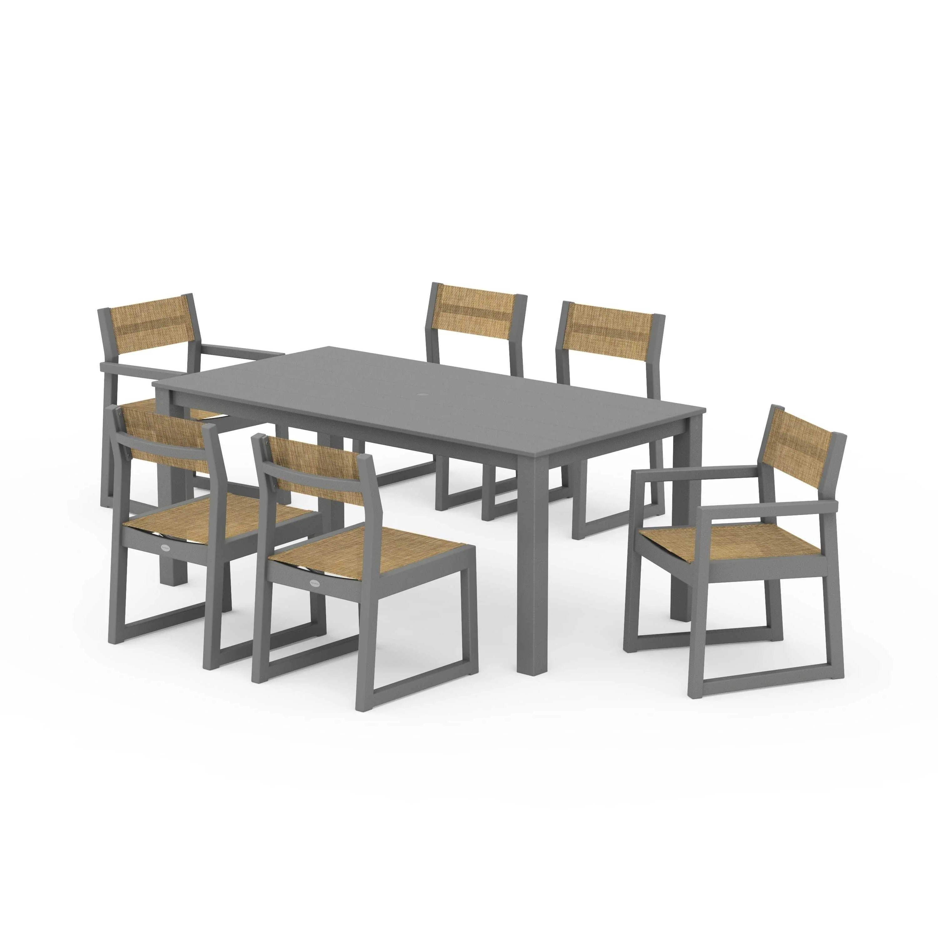 EDGE Sling 7-Piece Parsons Dining Set - Image 74