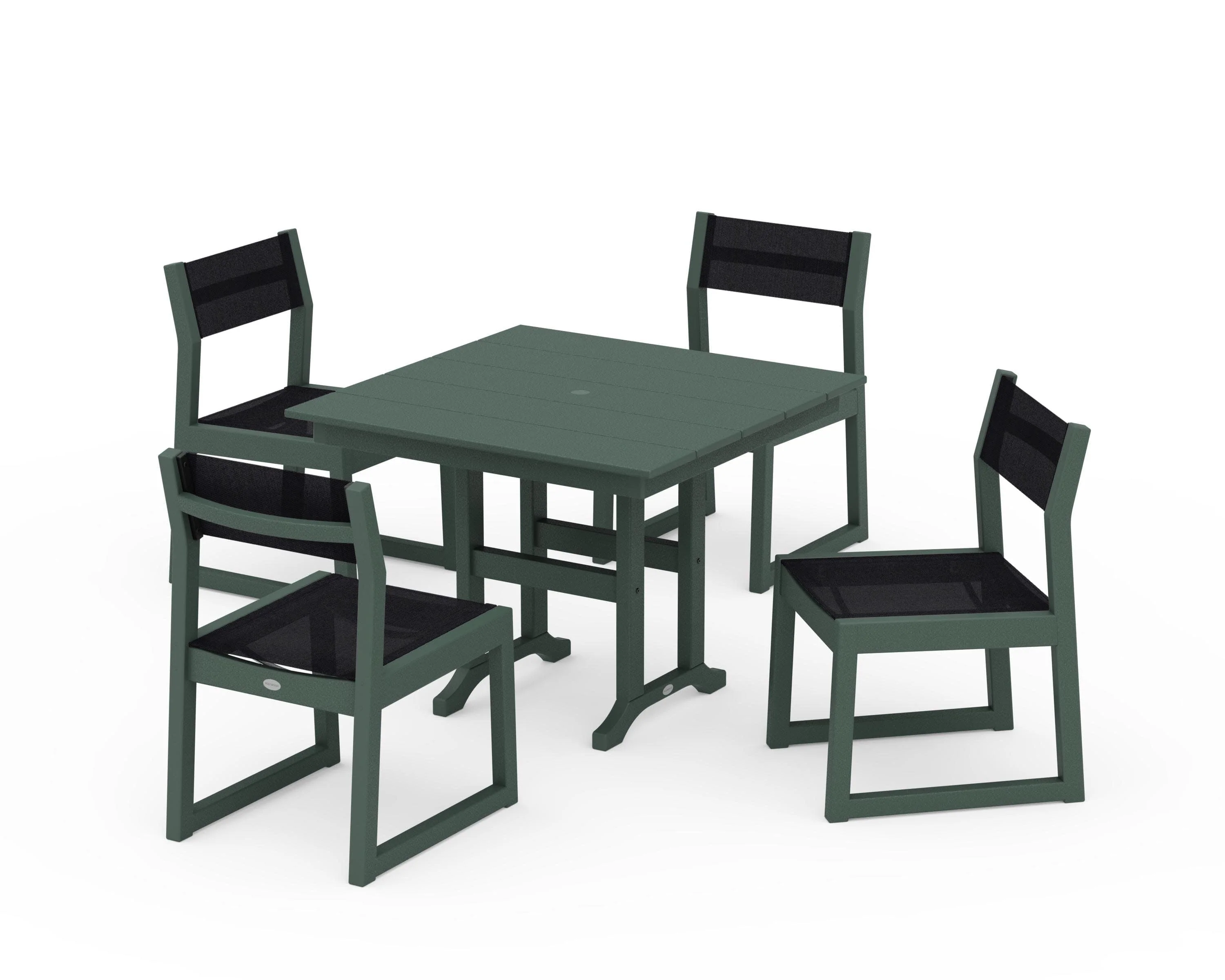 EDGE Sling Side Chair 5-Piece Farmhouse Dining Set - Image 21