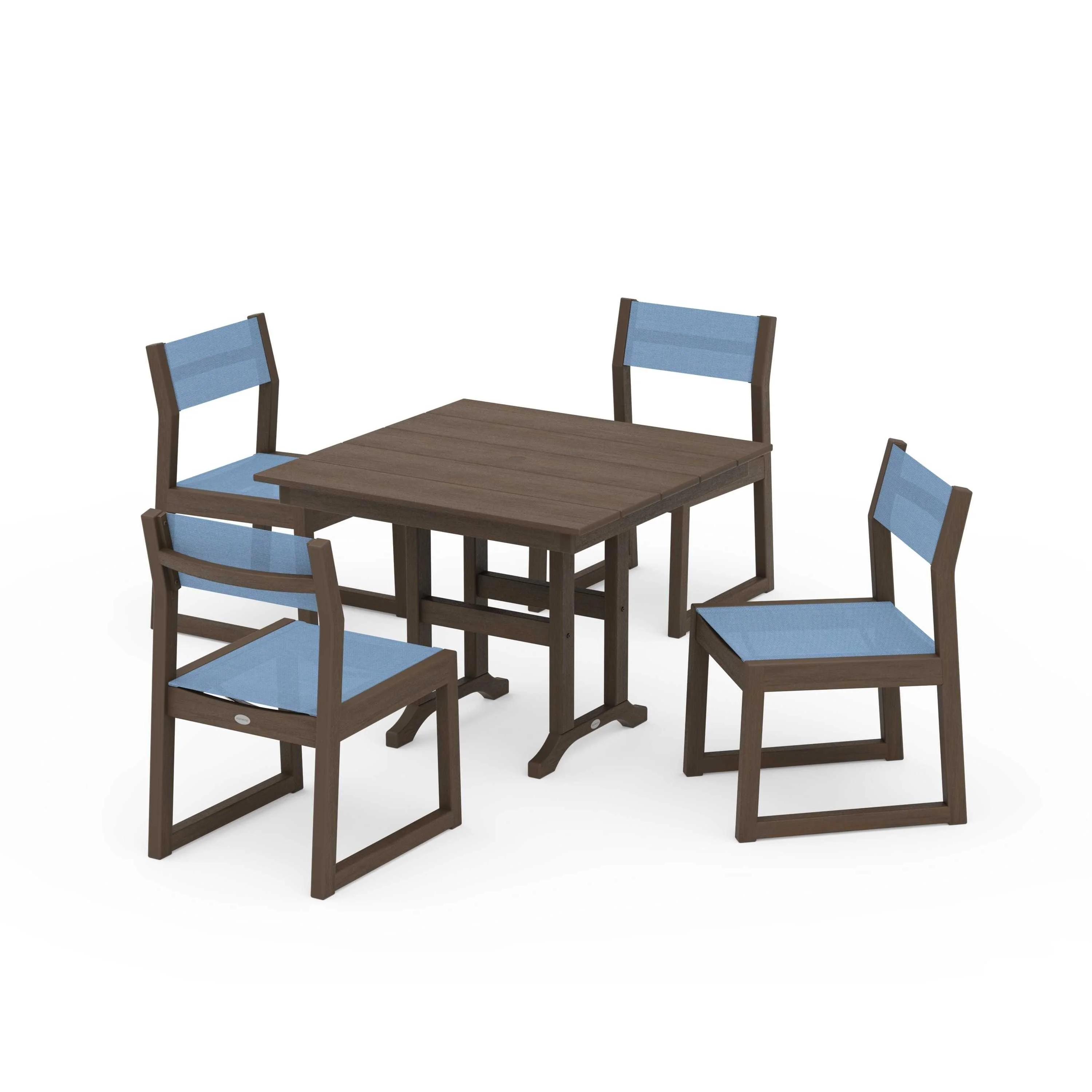 EDGE Sling Side Chair 5-Piece Farmhouse Dining Set - Image 78
