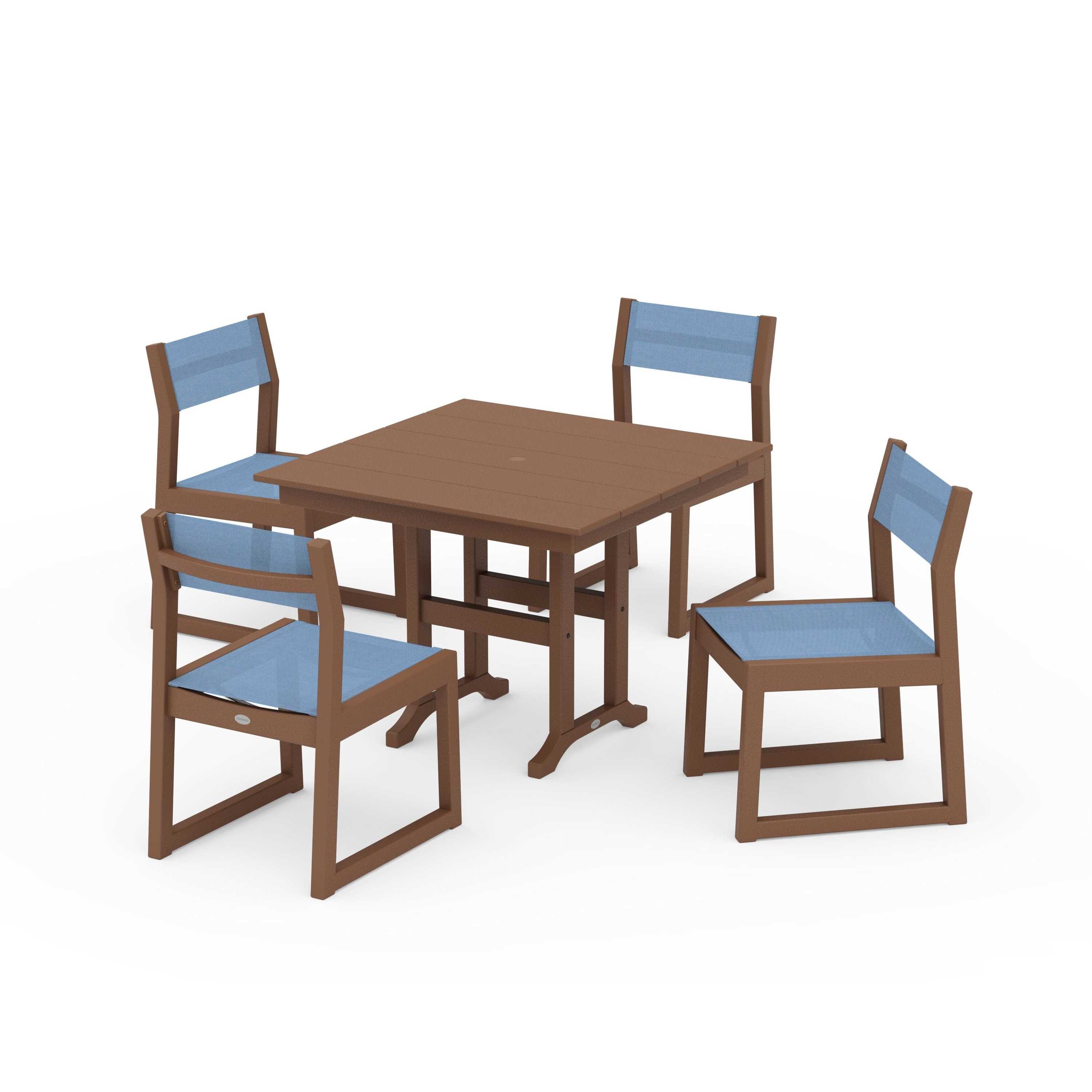 EDGE Sling Side Chair 5-Piece Farmhouse Dining Set - Image 93