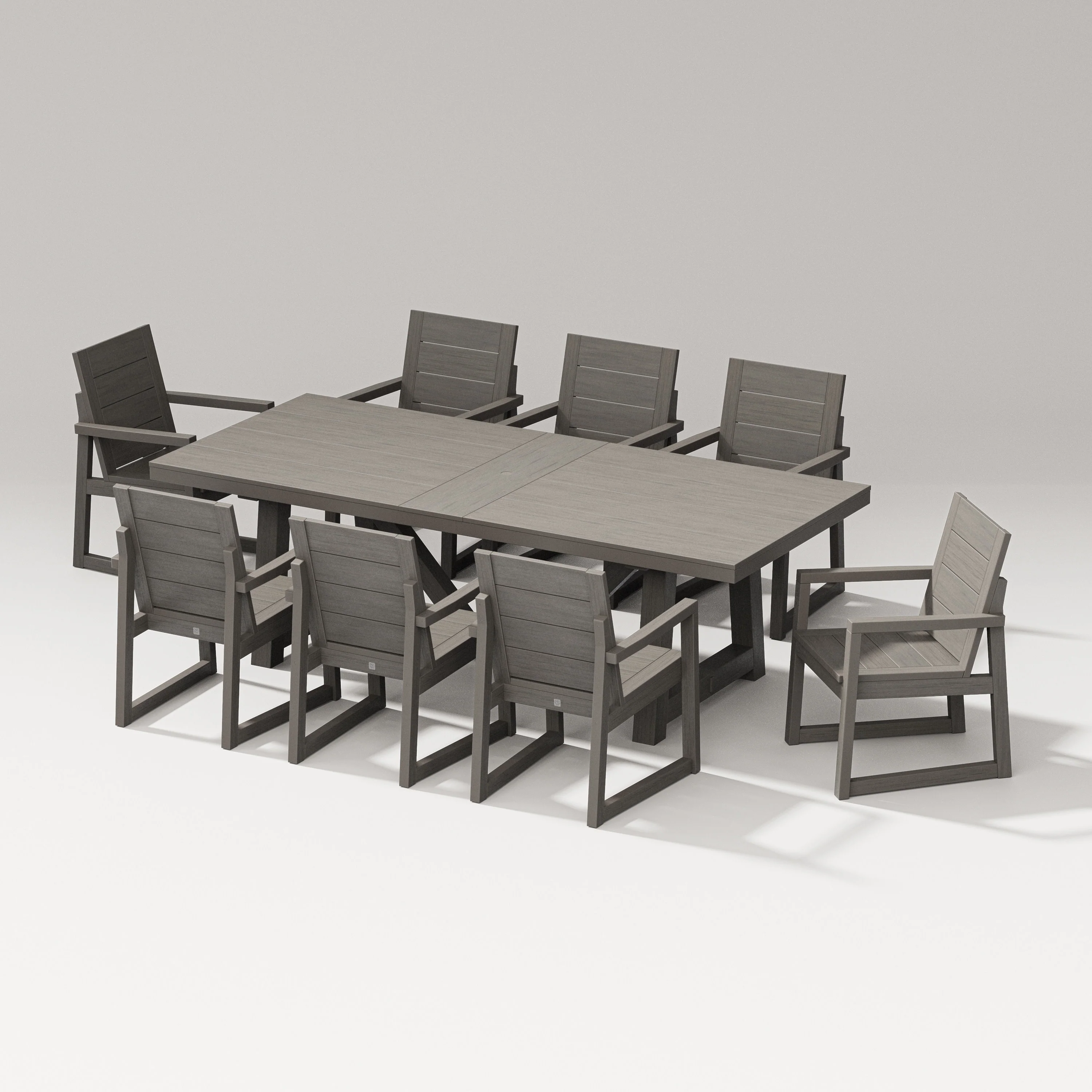 Elevate 9-Piece A-Frame Table Dining Set - Image 3