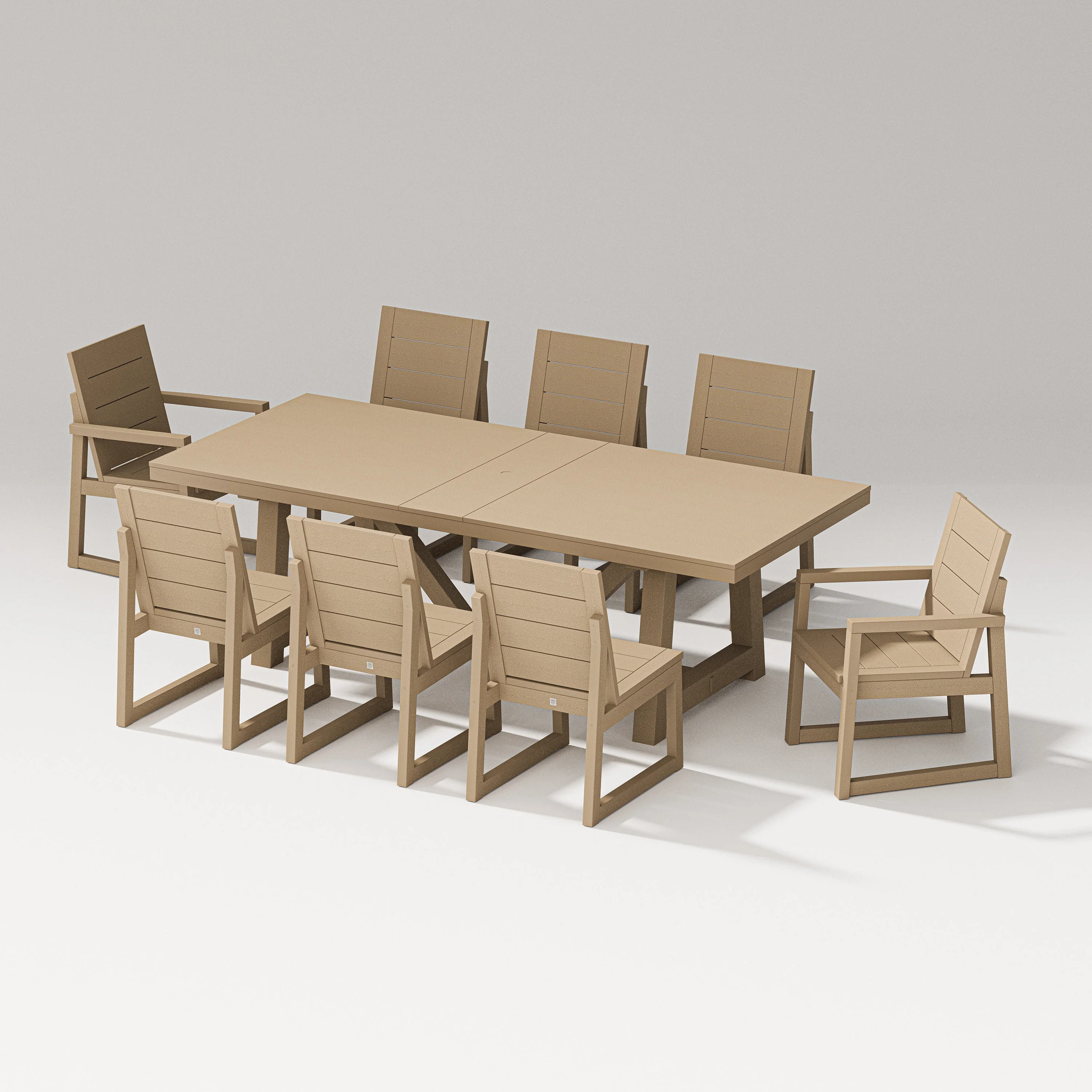Elevate 9-Piece A-Frame Table Dining Set - Image 4