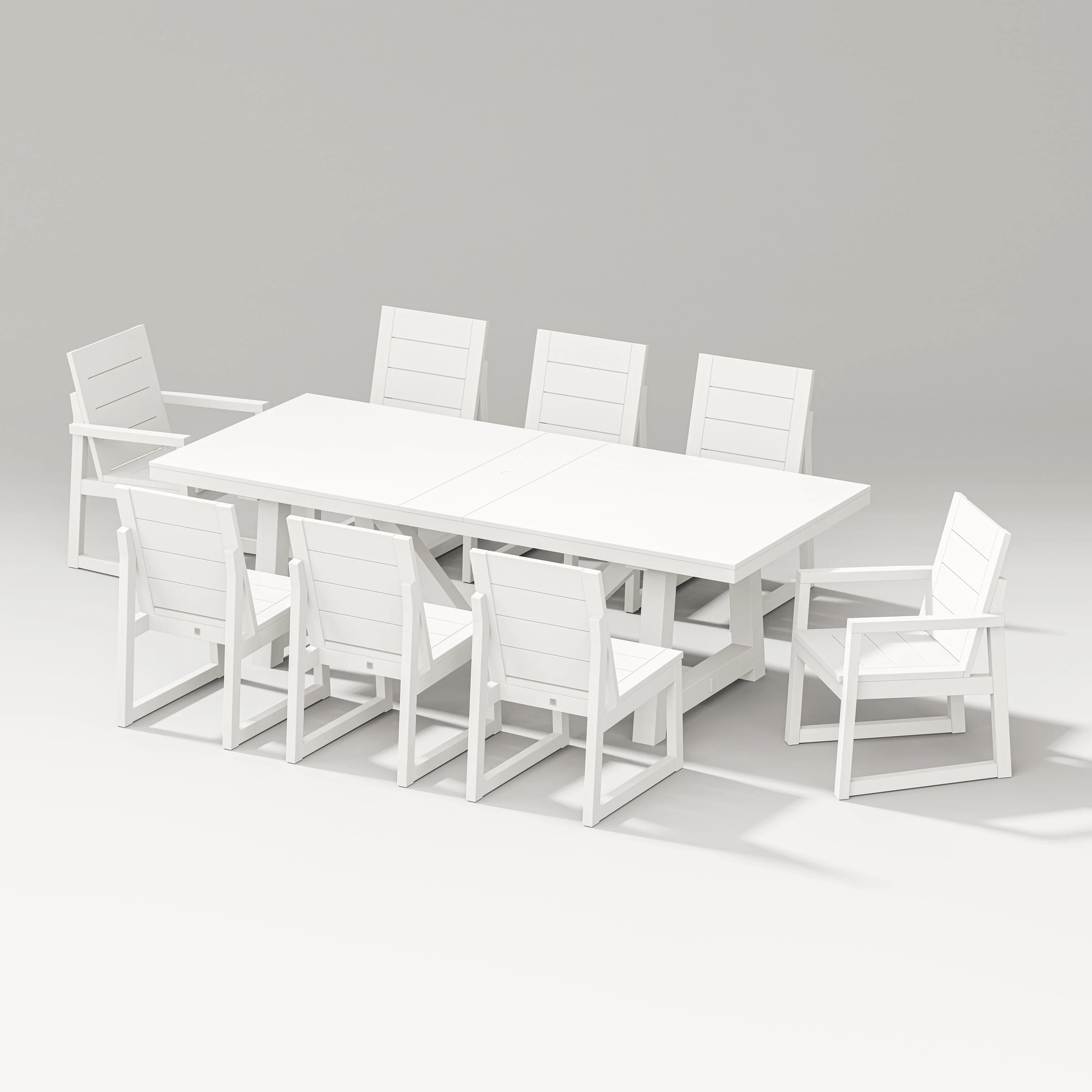 Elevate 9-Piece A-Frame Table Dining Set - Image 5