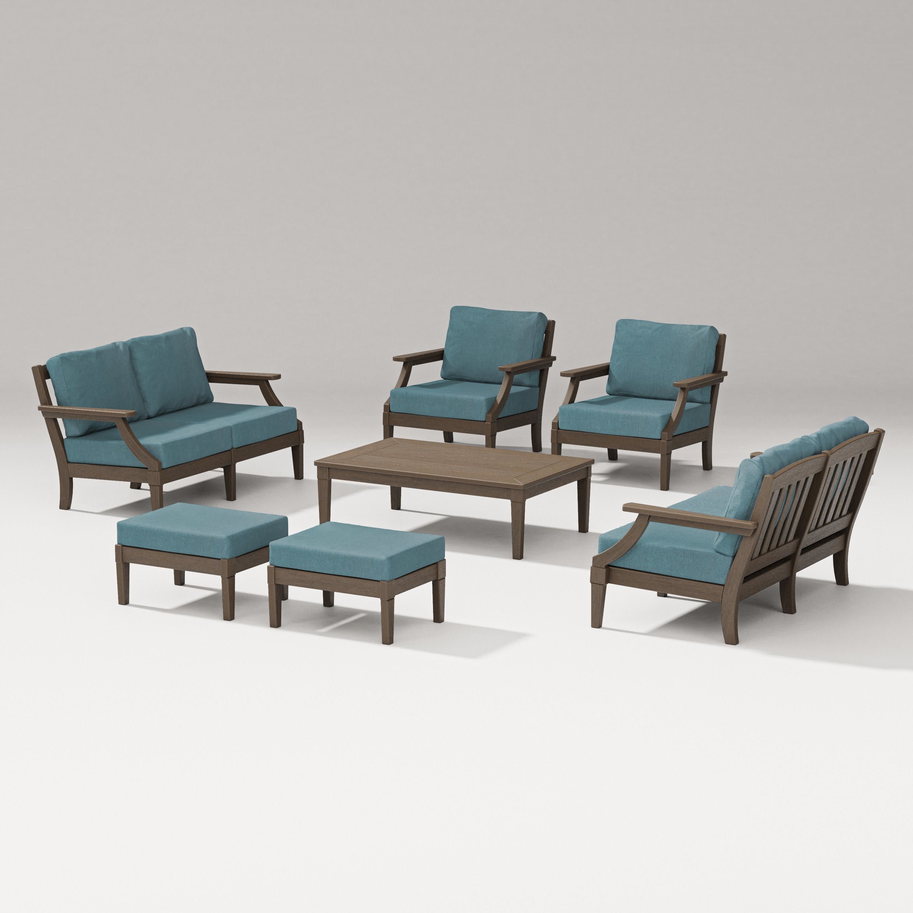 Estate 7-Piece Lounge Loveseat Set - Image 15