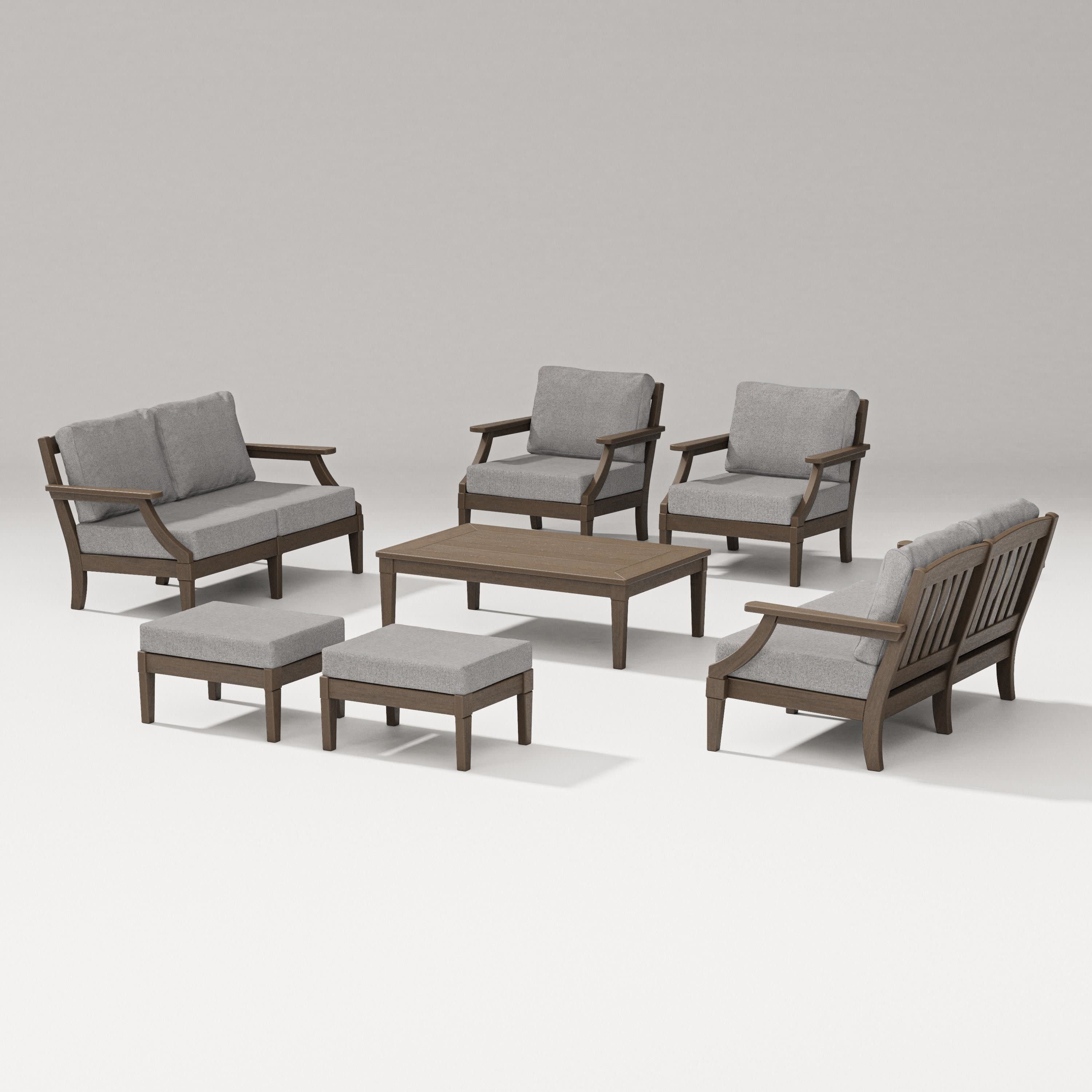 Estate 7-Piece Lounge Loveseat Set - Image 43