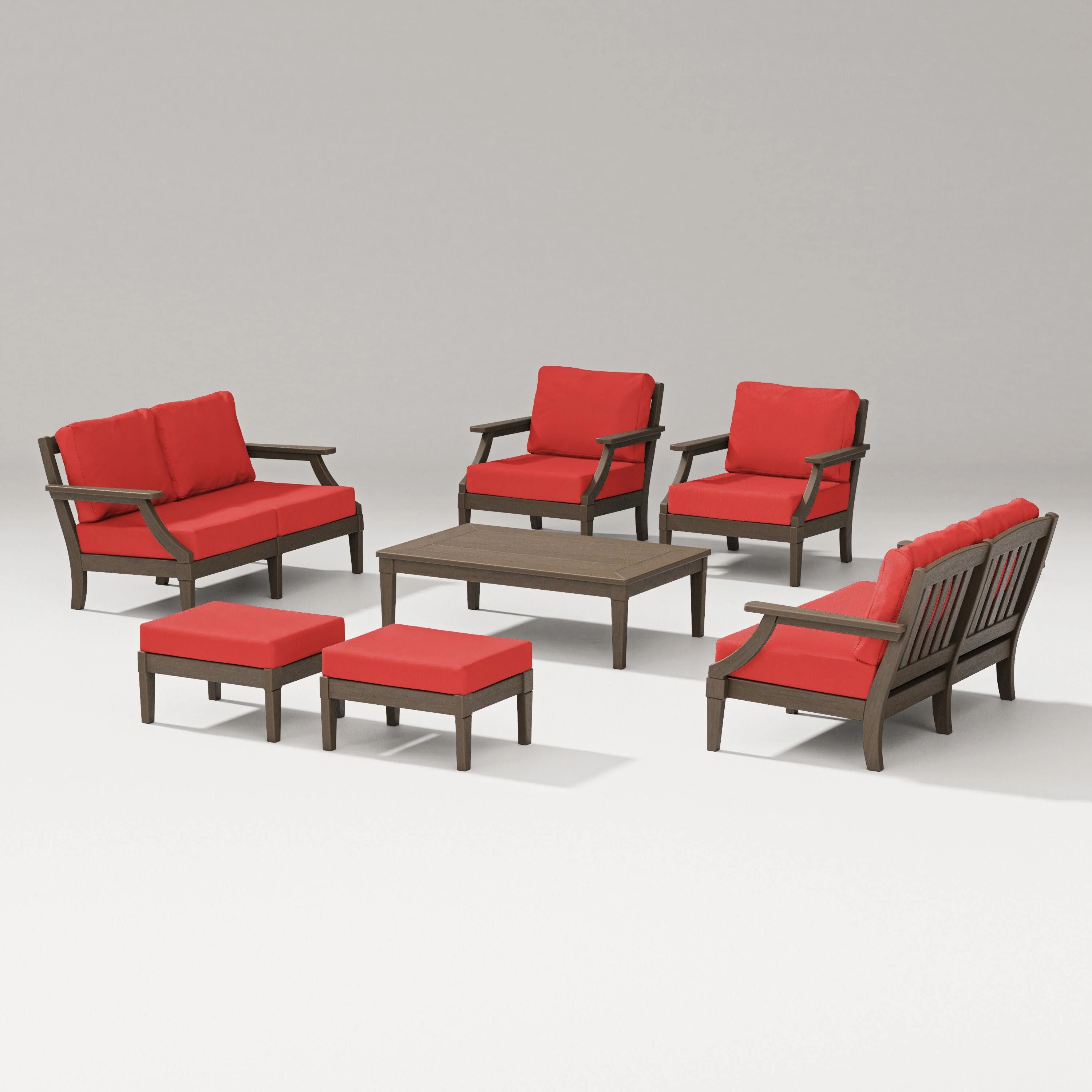 Estate 7-Piece Lounge Loveseat Set - Image 63