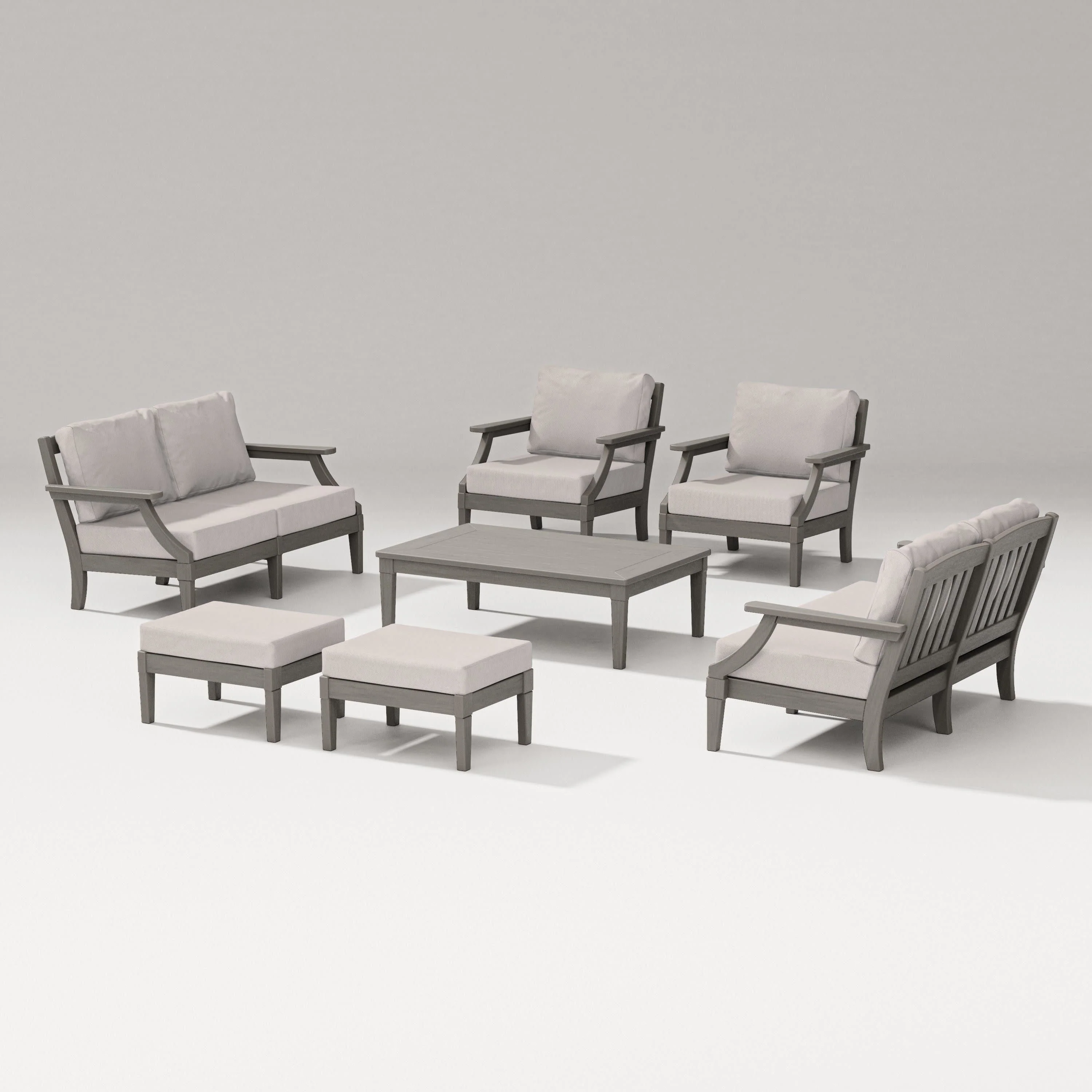 Estate 7-Piece Lounge Loveseat Set - Image 69