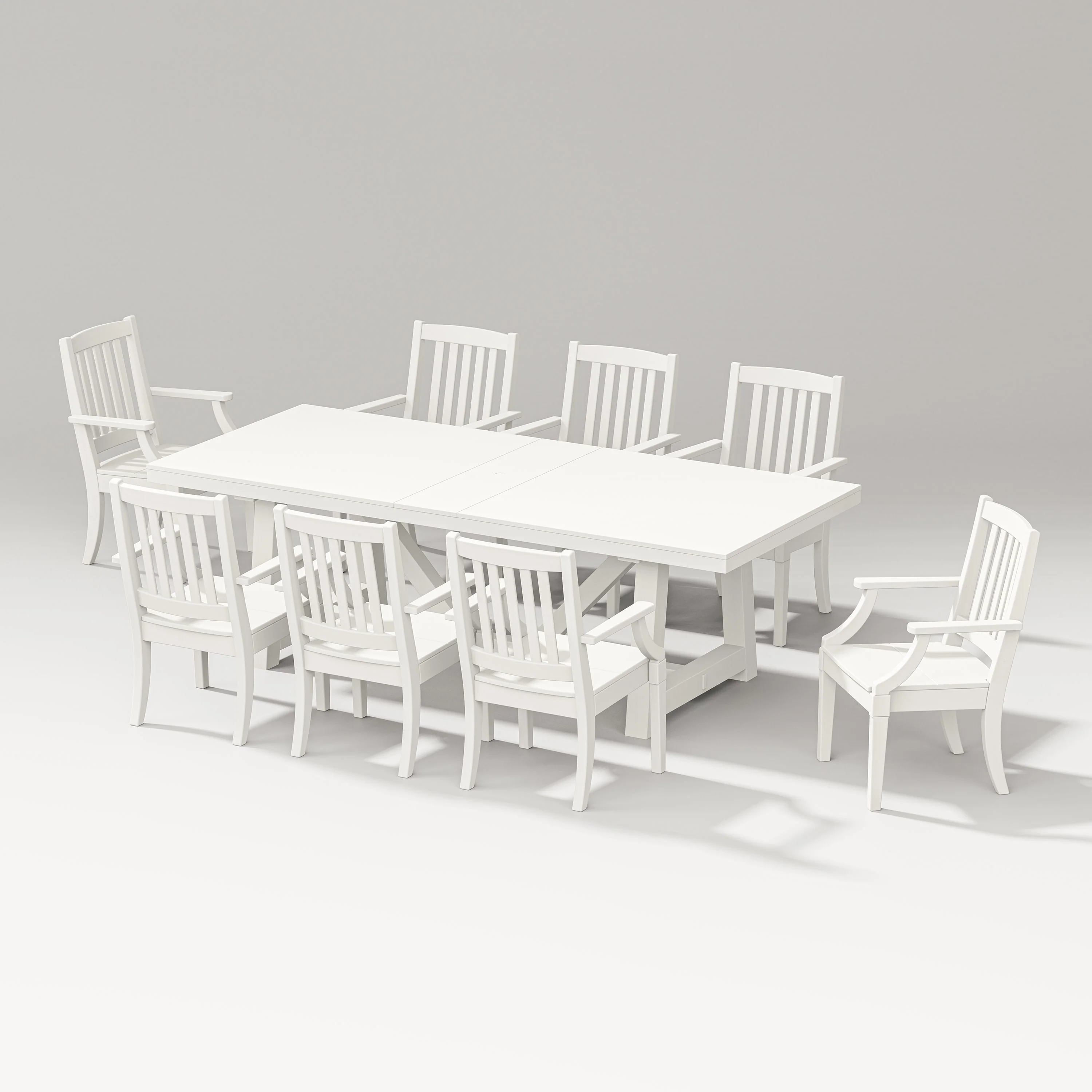 Estate 9-Piece A-Frame Table Dining Set - Image 3