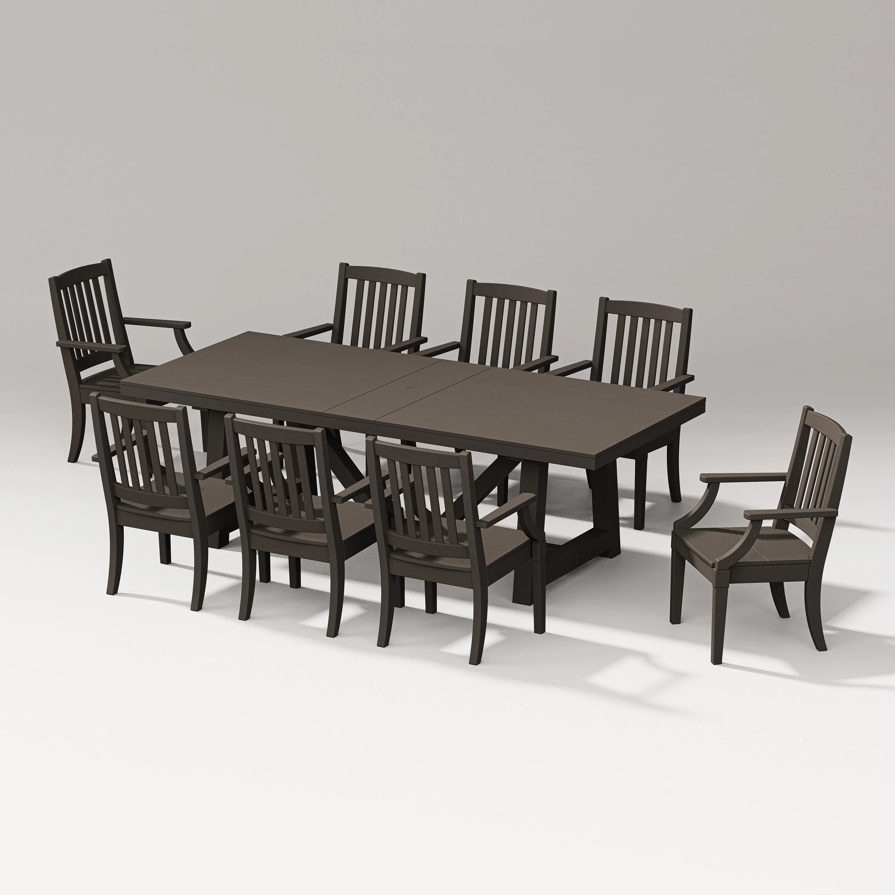 Estate 9-Piece A-Frame Table Dining Set - Image 4