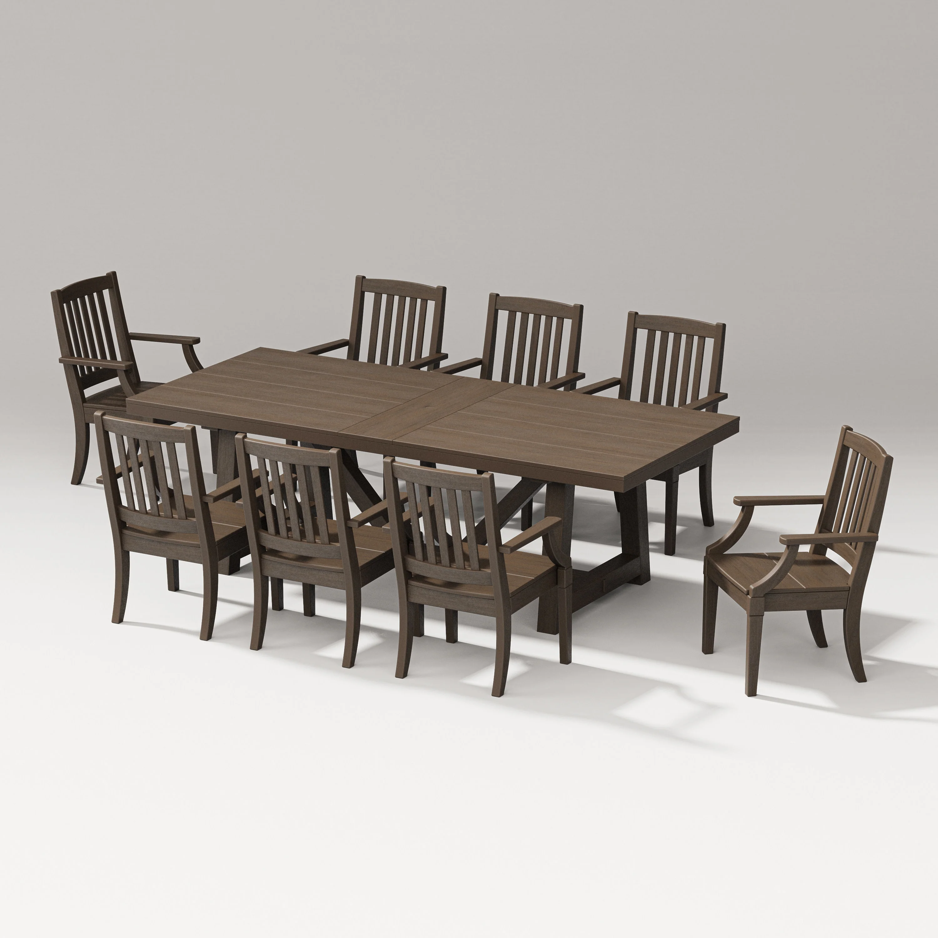 Estate 9-Piece A-Frame Table Dining Set - Image 6