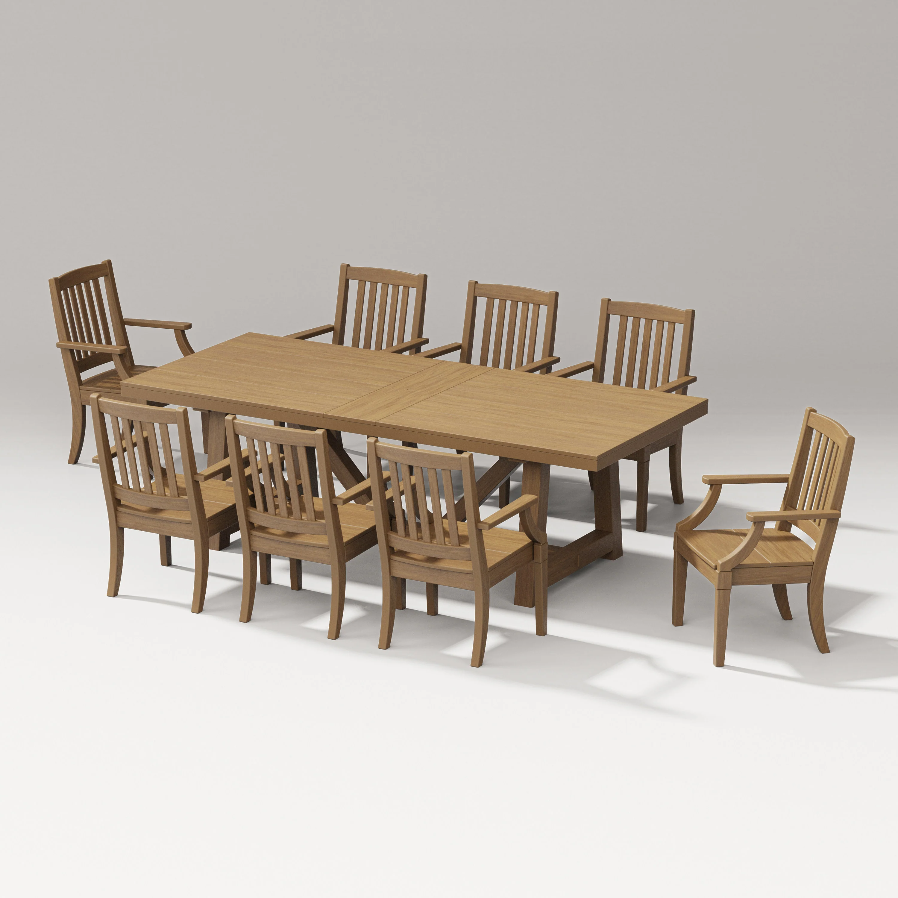 Estate 9-Piece A-Frame Table Dining Set - Image 7