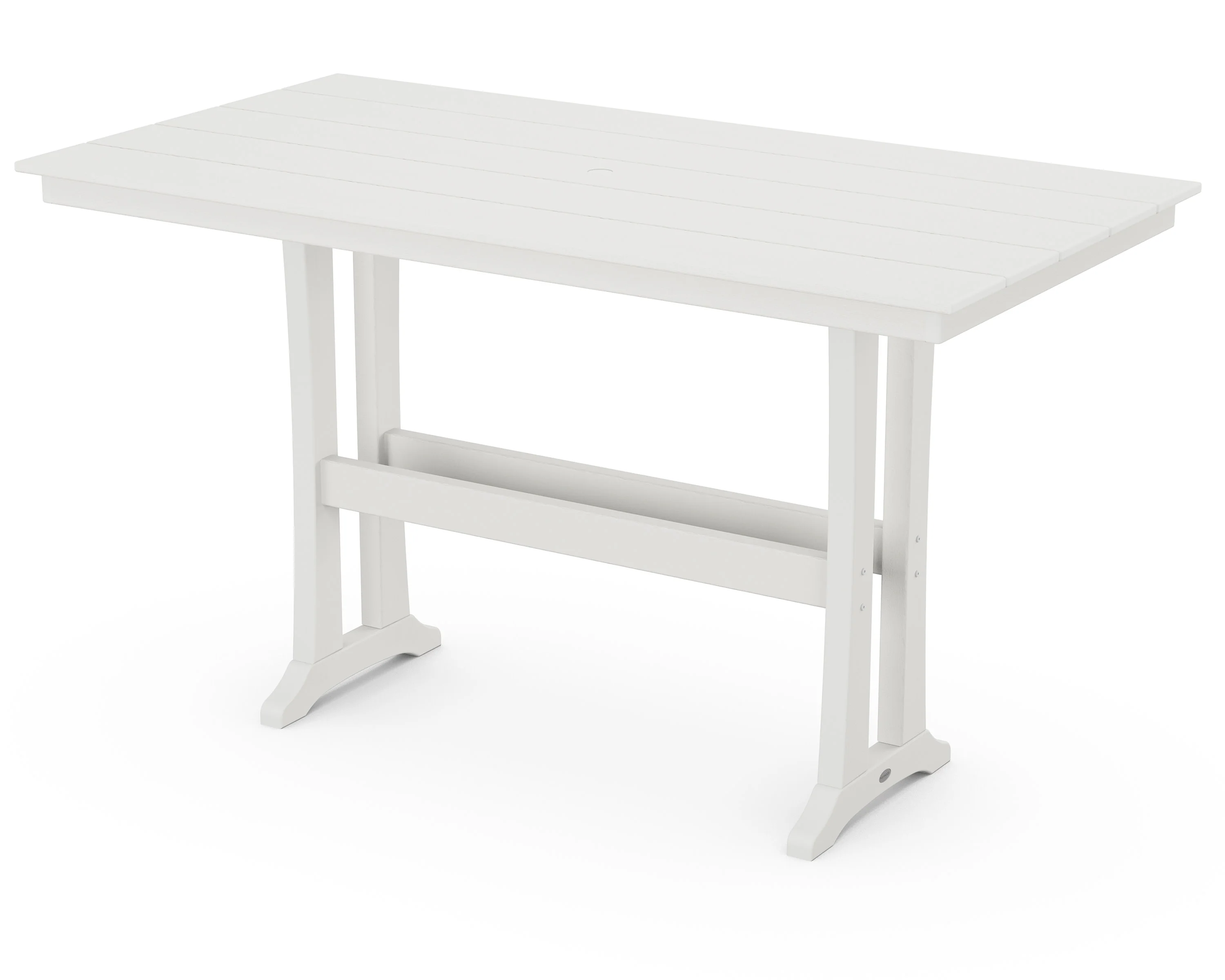 Farmhouse Trestle 37" x 72" Bar Table - Image 11