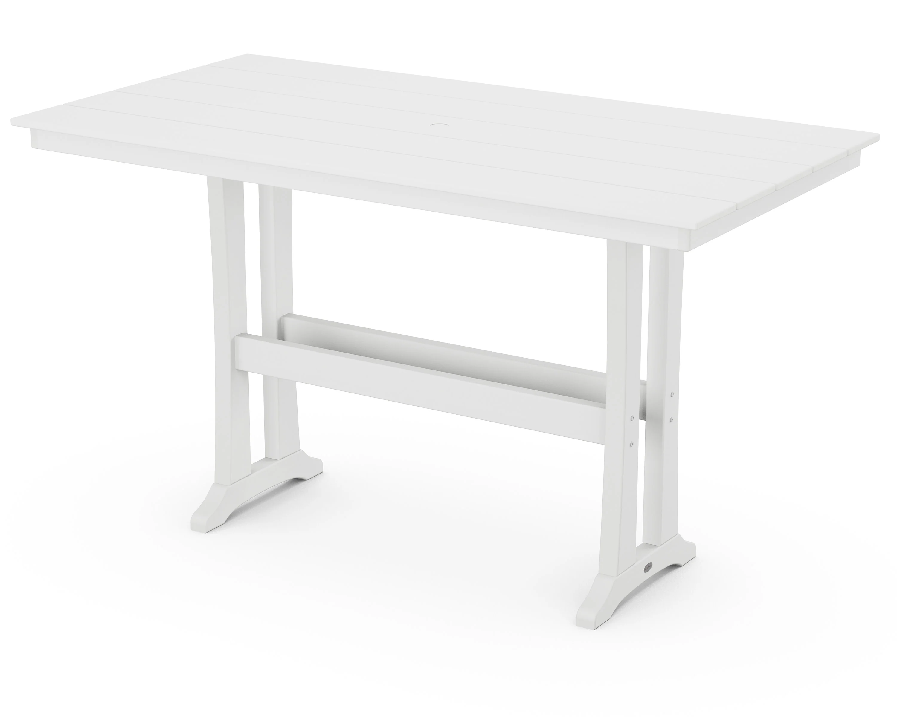 Farmhouse Trestle 37" x 72" Bar Table - Image 12