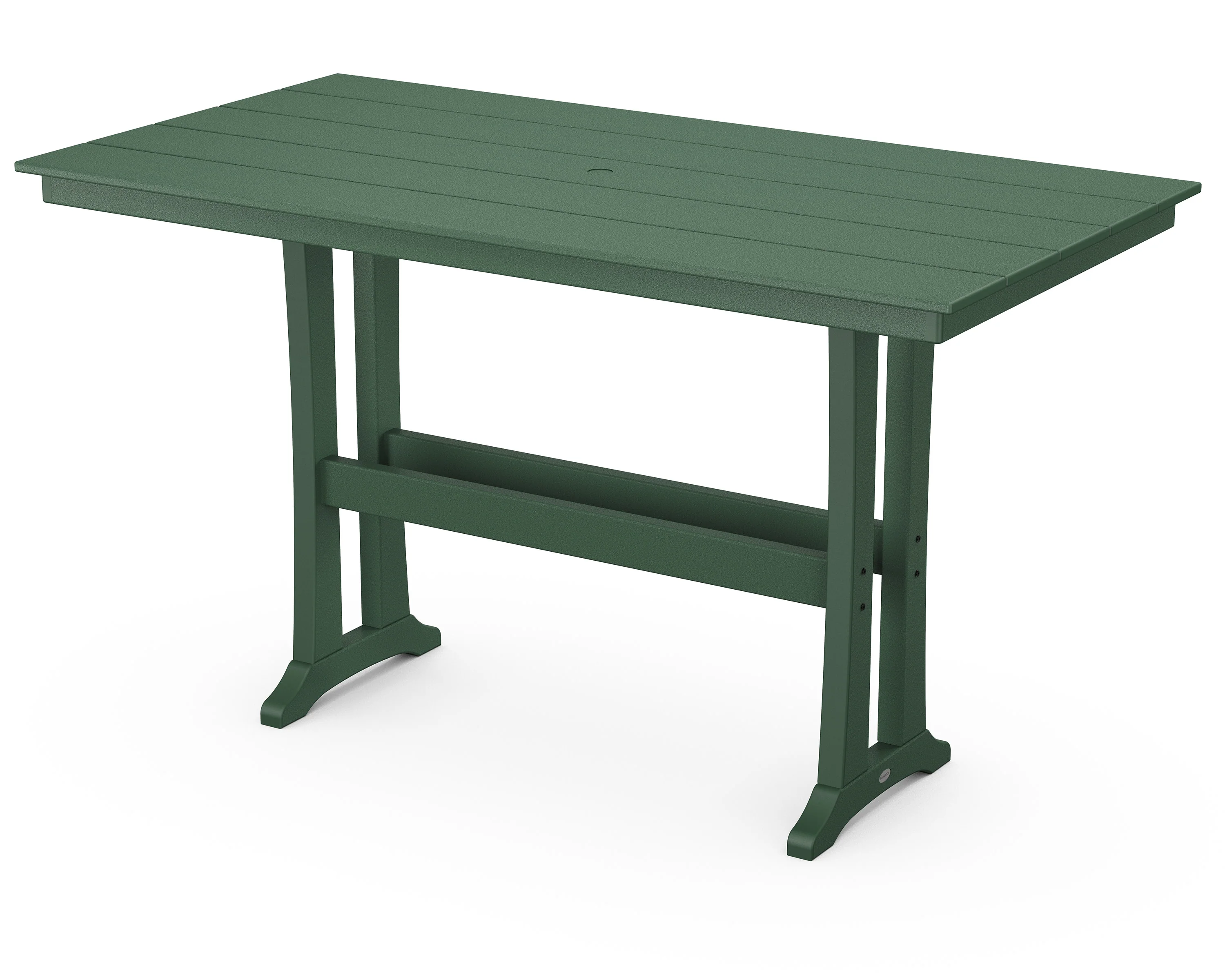 Farmhouse Trestle 37" x 72" Bar Table - Image 9