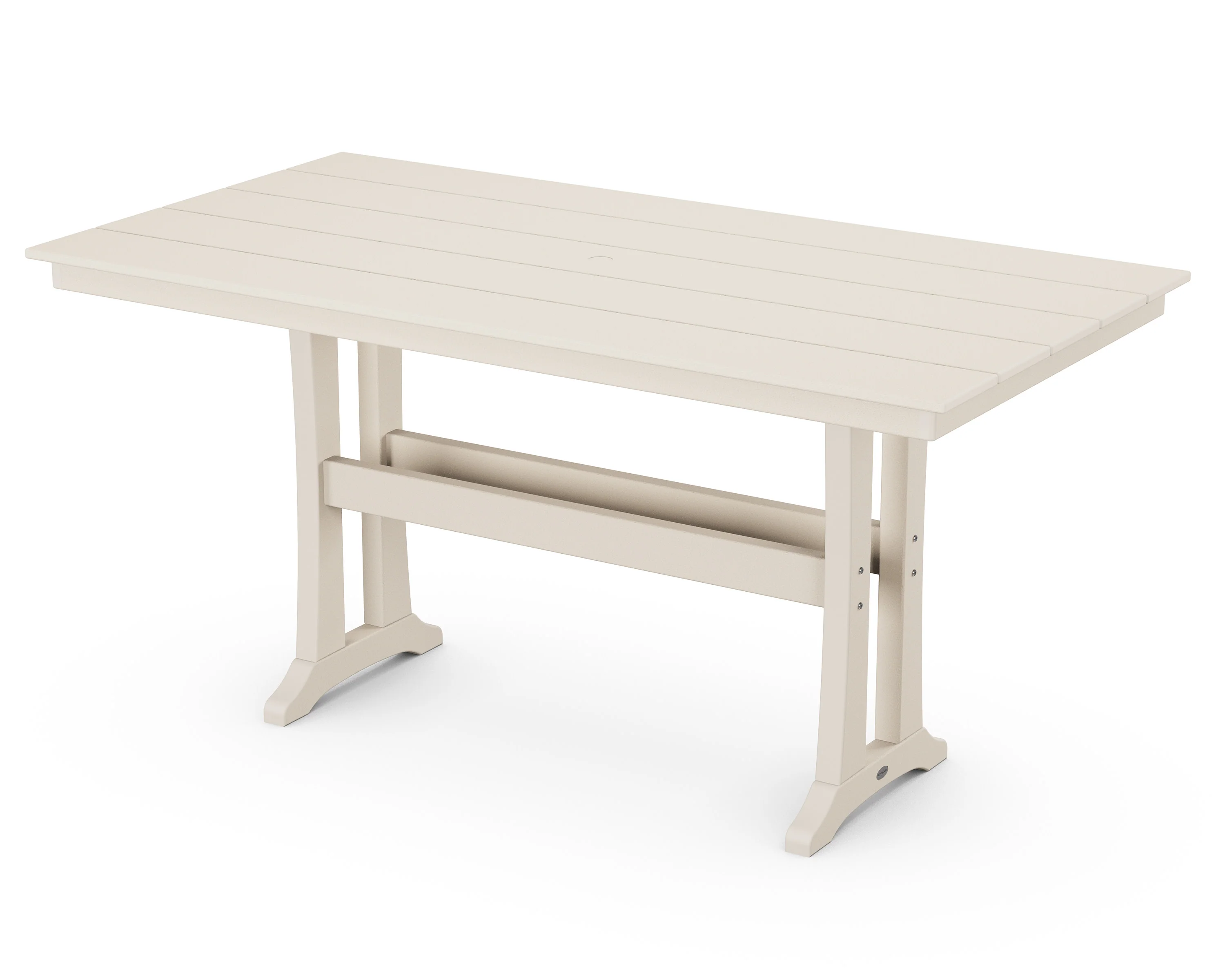 Farmhouse Trestle 37" x 72" Counter Table - Image 10