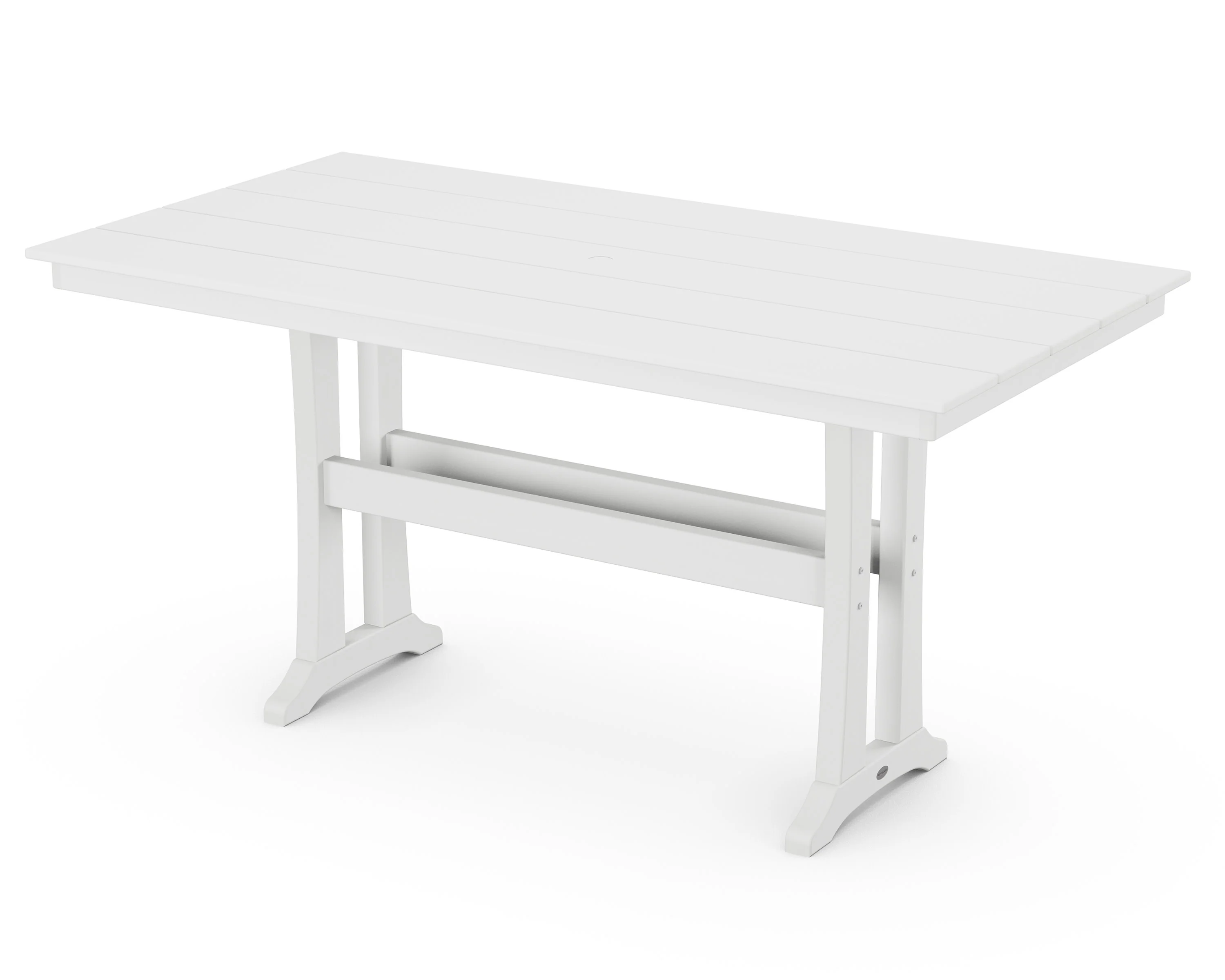 Farmhouse Trestle 37" x 72" Counter Table - Image 11