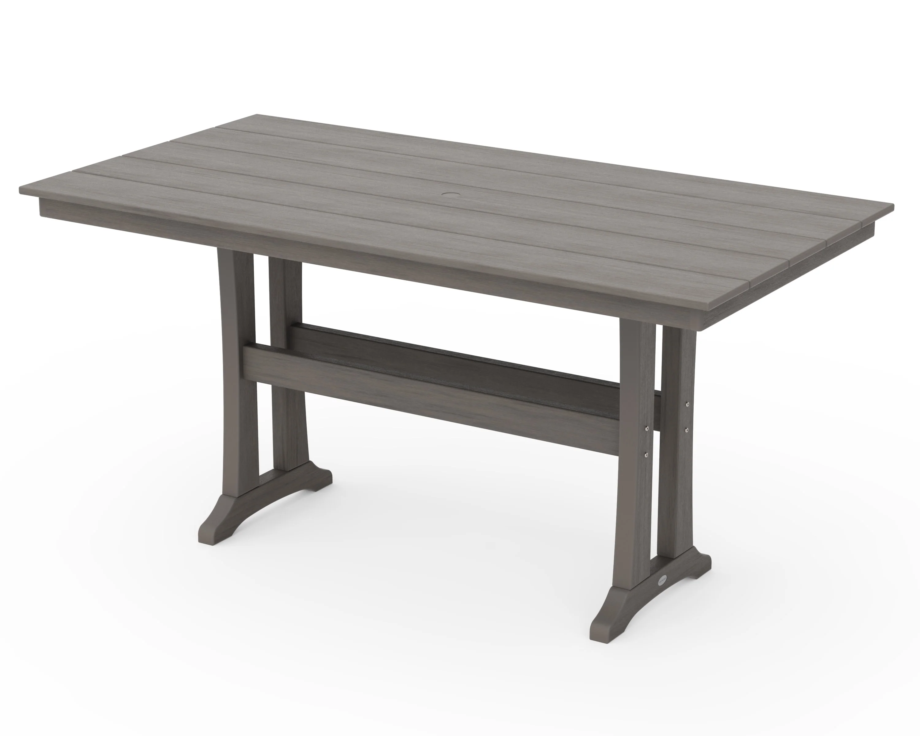 Farmhouse Trestle 37" x 72" Counter Table - Image 13