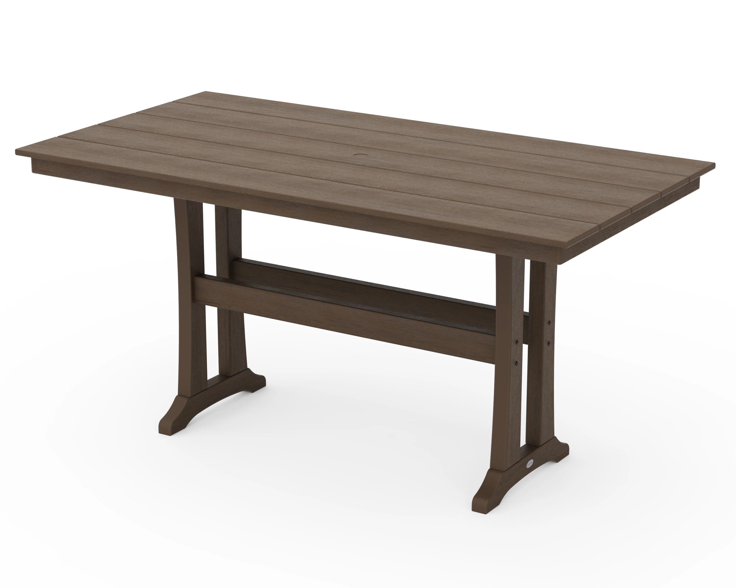 Farmhouse Trestle 37" x 72" Counter Table - Image 14
