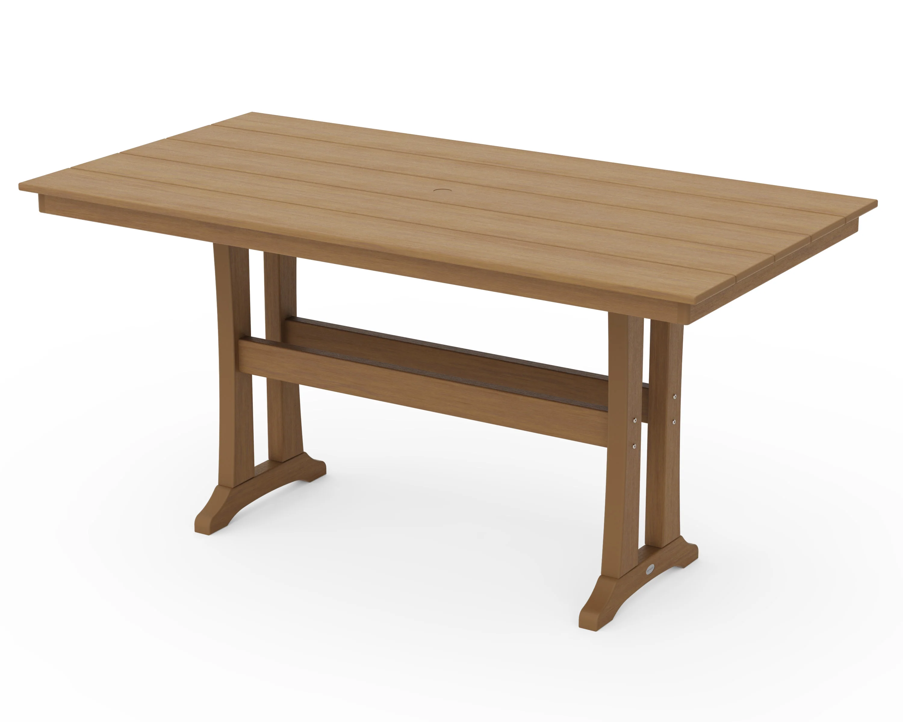 Farmhouse Trestle 37" x 72" Counter Table - Image 15