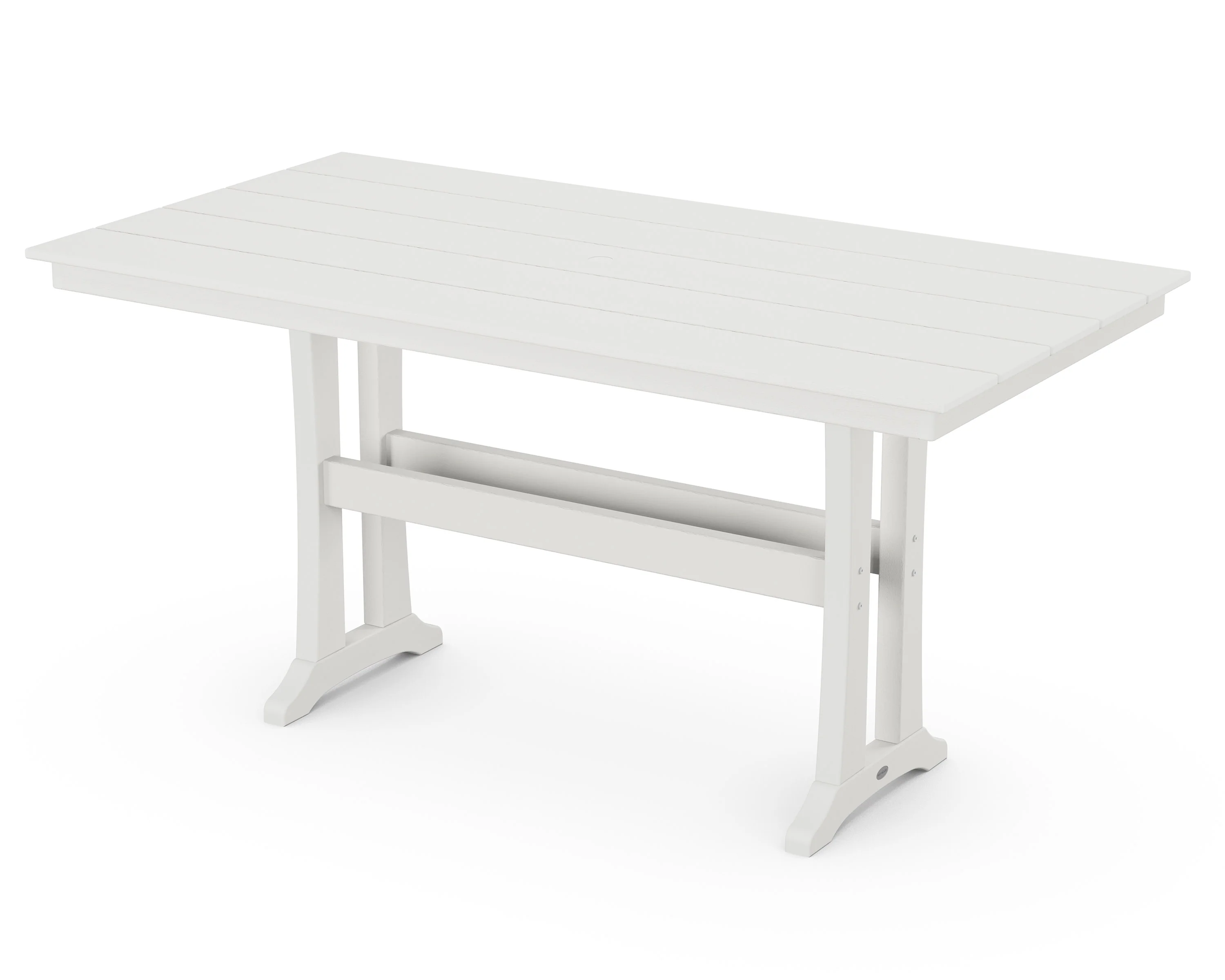 Farmhouse Trestle 37" x 72" Counter Table - Image 4
