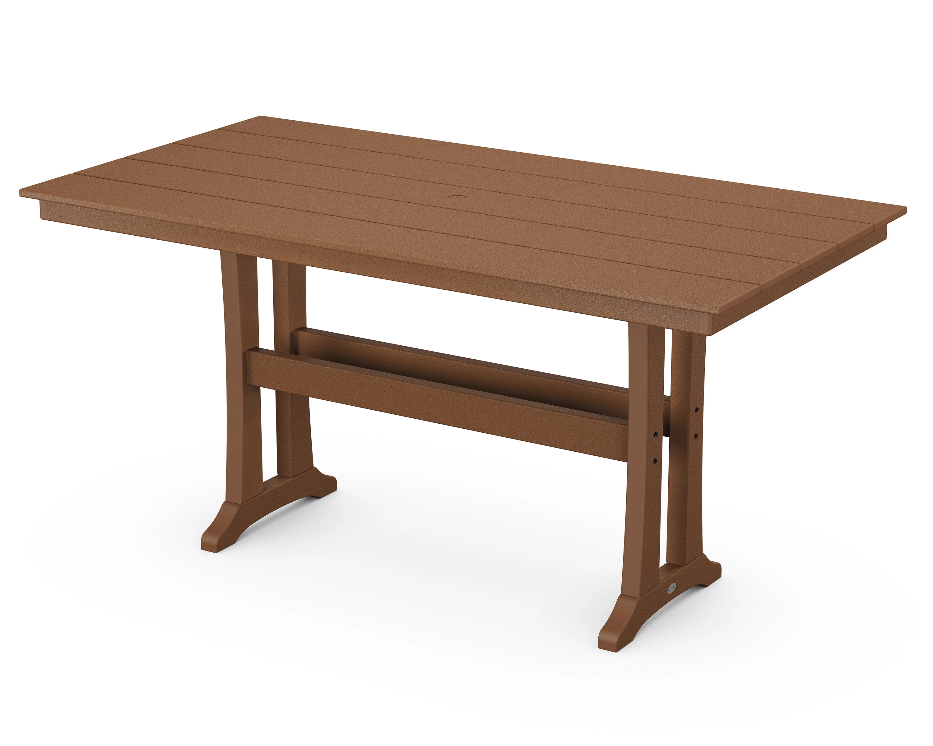 Farmhouse Trestle 37" x 72" Counter Table - Image 5