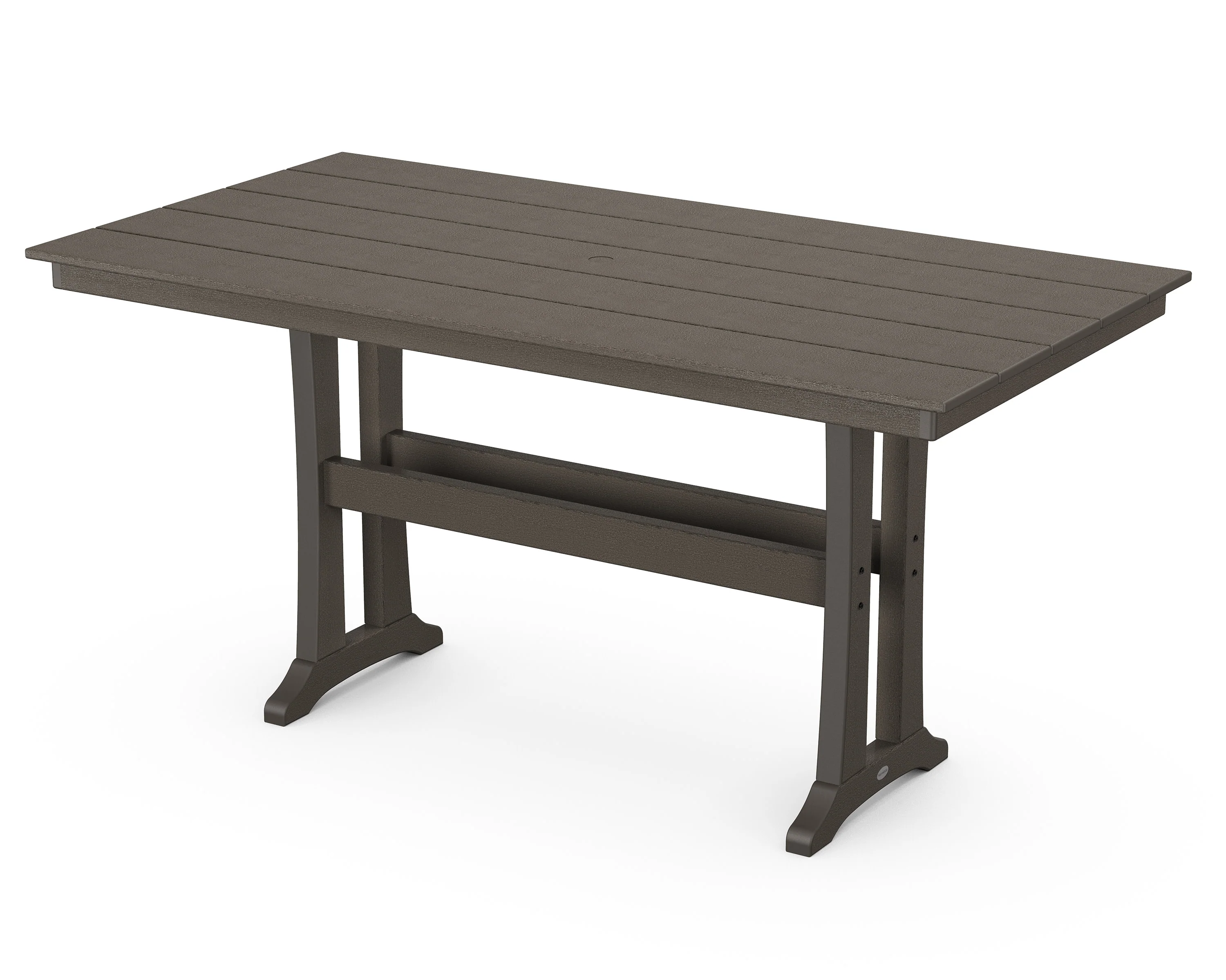 Farmhouse Trestle 37" x 72" Counter Table - Image 6