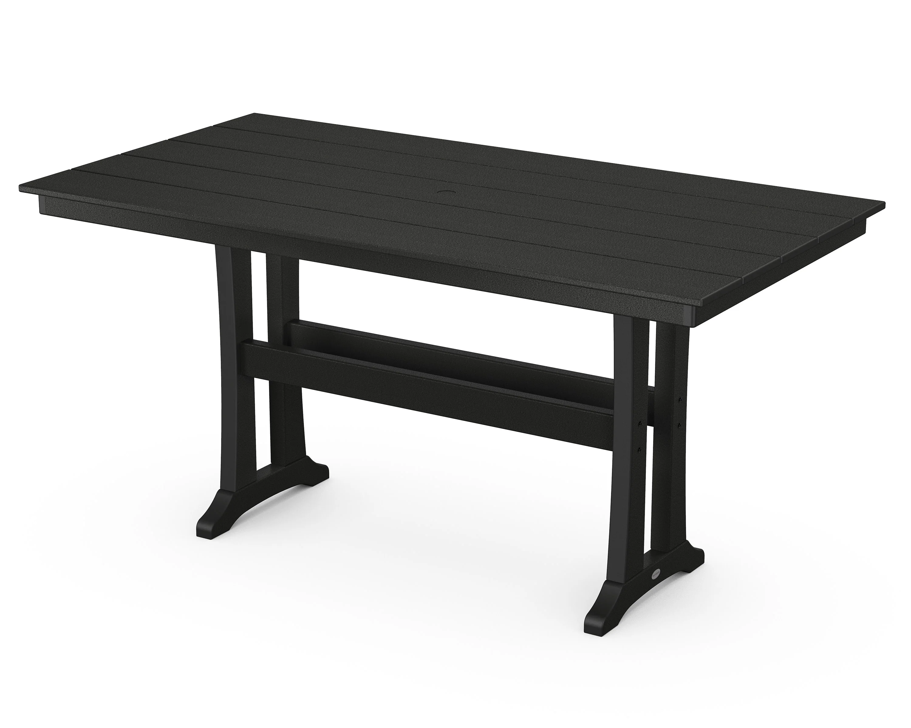 Farmhouse Trestle 37" x 72" Counter Table - Image 7