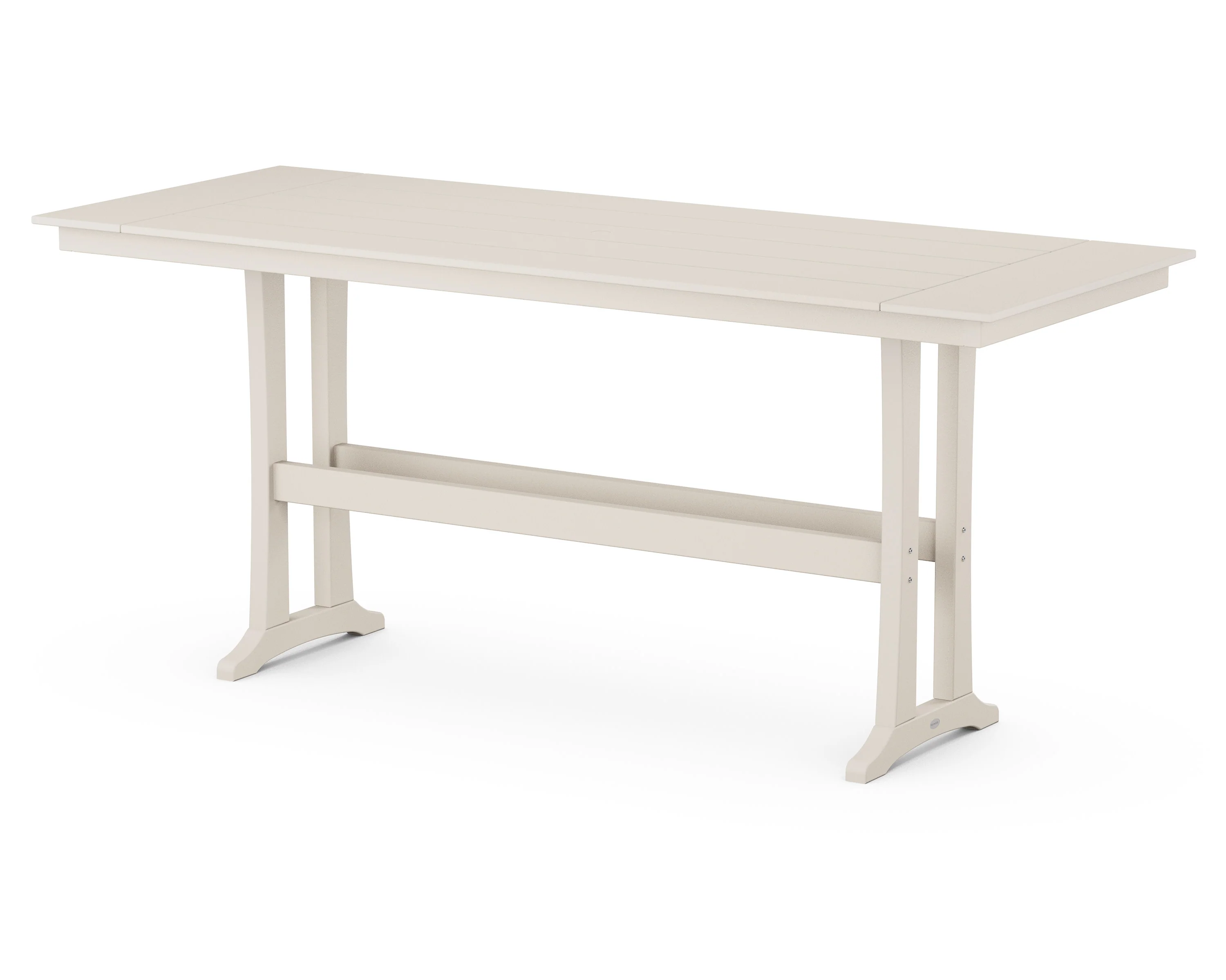 Farmhouse Trestle 38" x 96" Bar Table - Image 10