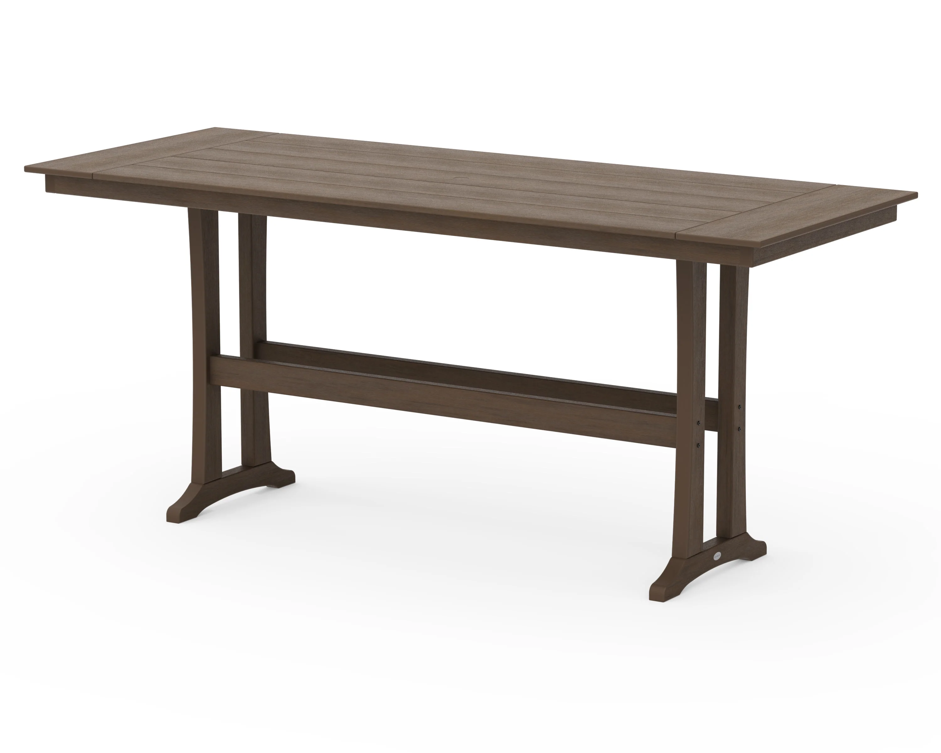 Farmhouse Trestle 38" x 96" Bar Table - Image 14