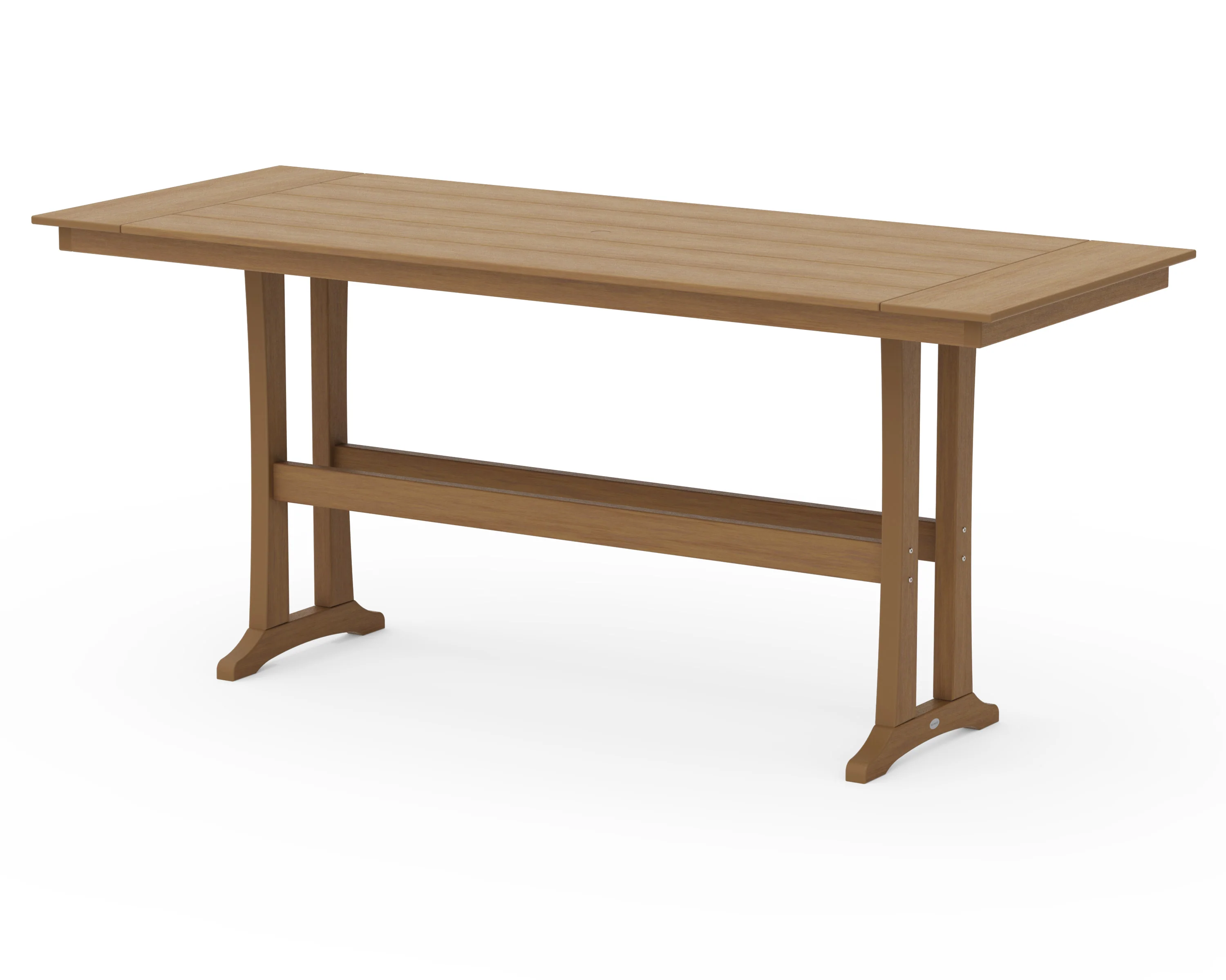 Farmhouse Trestle 38" x 96" Bar Table - Image 16