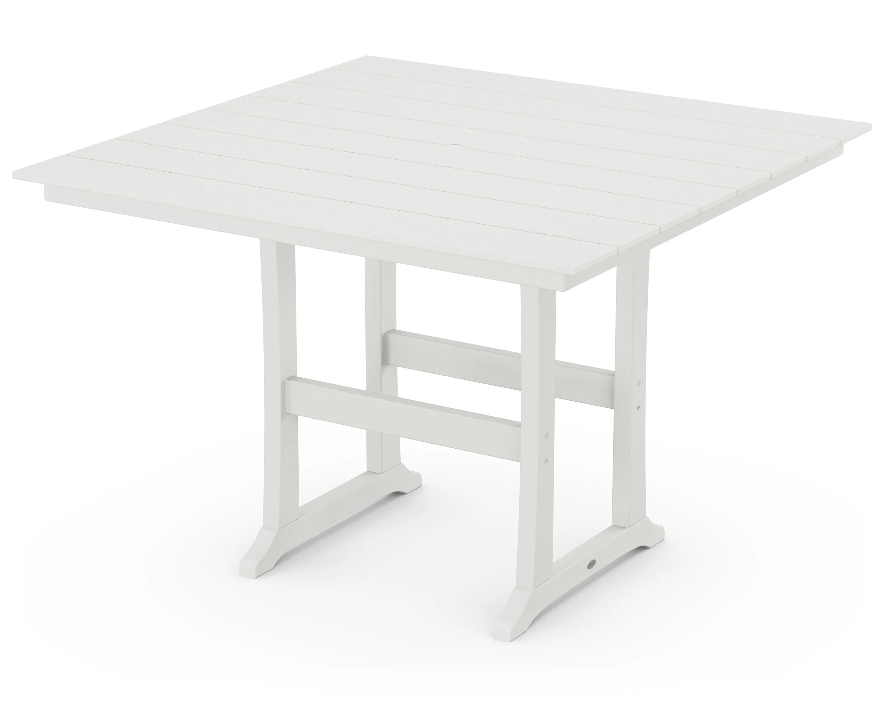 Farmhouse Trestle 59" Bar Table - Image 5
