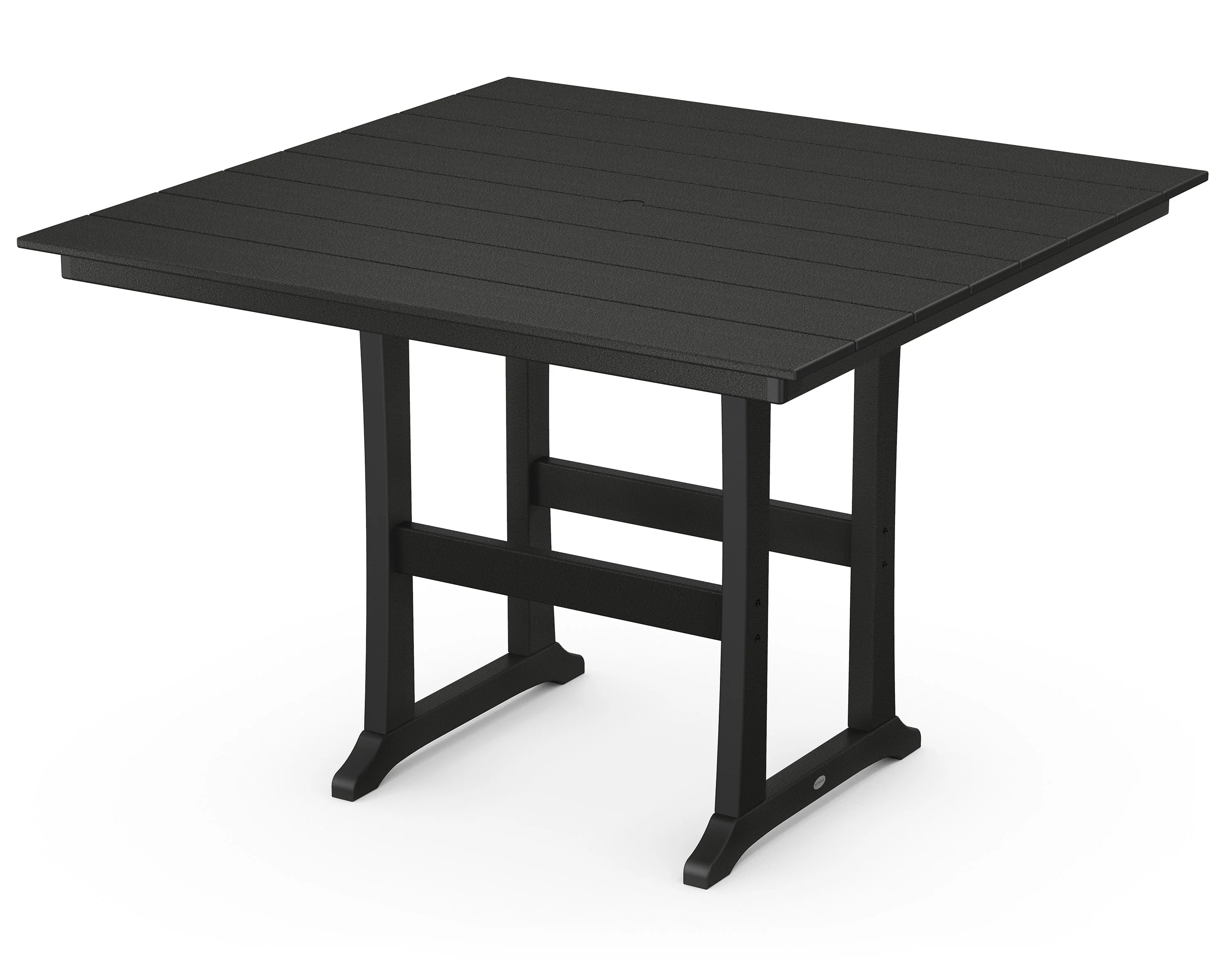 Farmhouse Trestle 59" Bar Table - Image 6