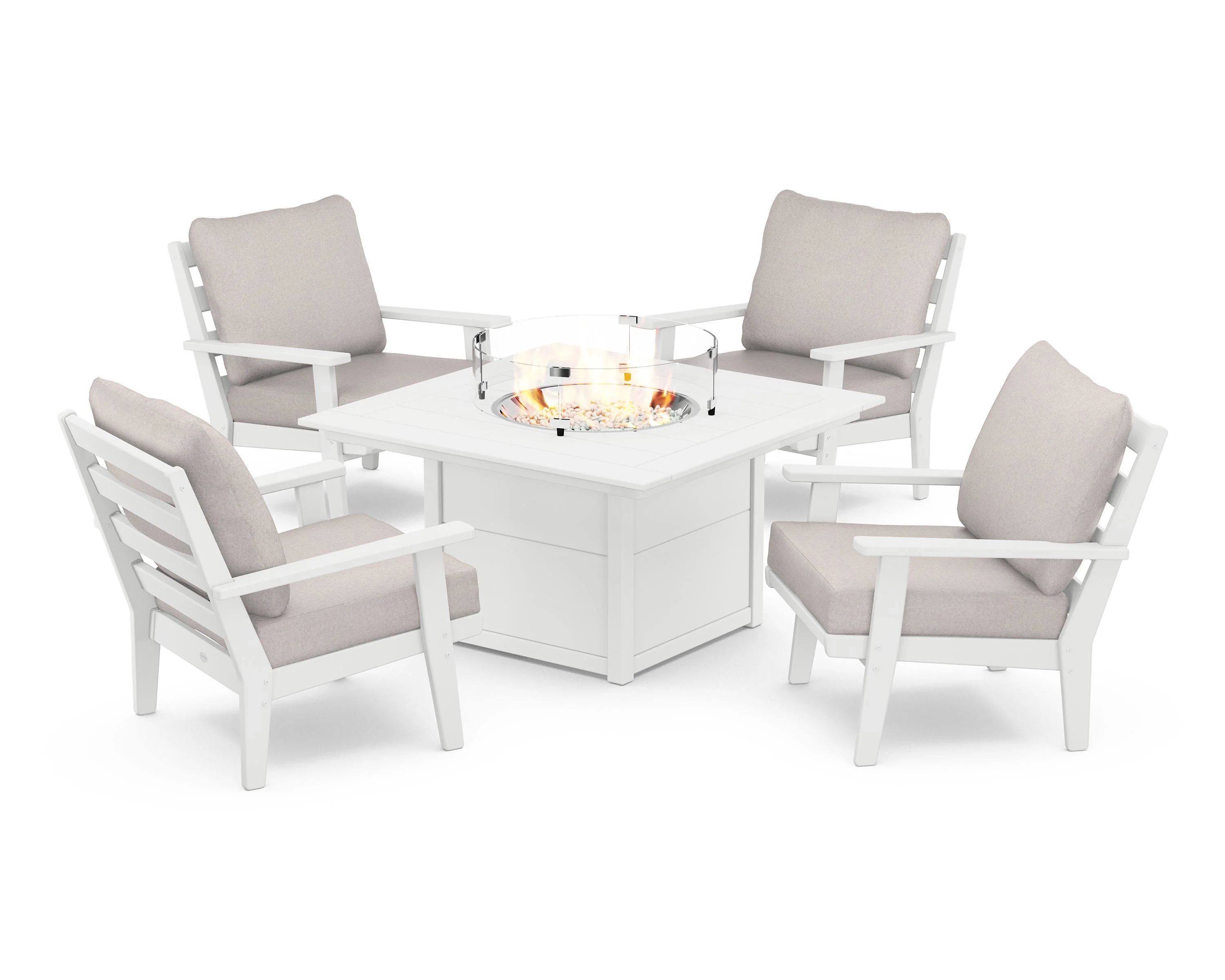 Grant Park 5-Piece Deep Seating Conversation Set with Fire Pit Table - Image 12